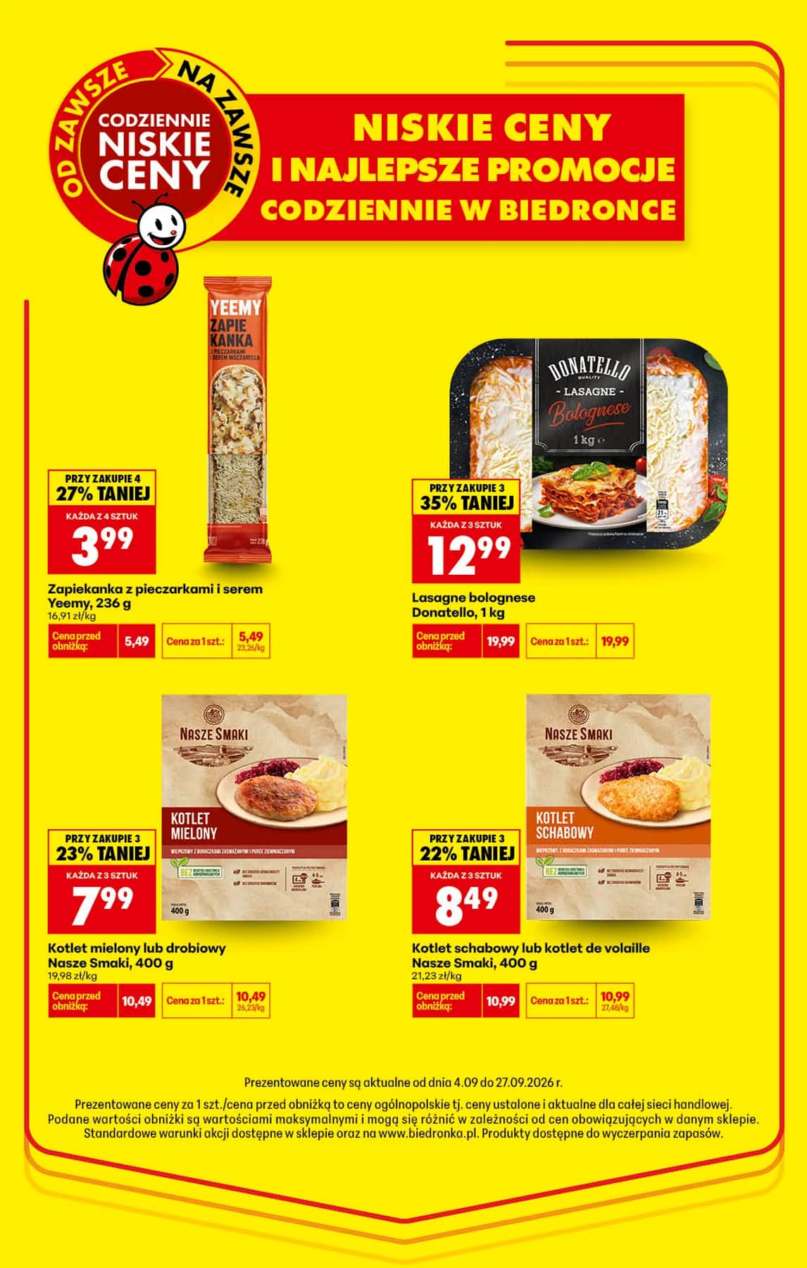 Biedronka - Codziennie niskie ceny P - oferta od 07.09 14 puslapis