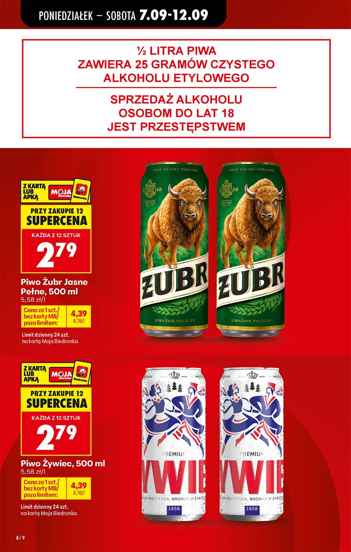 Biedronka - Codziennie niskie ceny P - oferta od 07.09 20 puslapis
