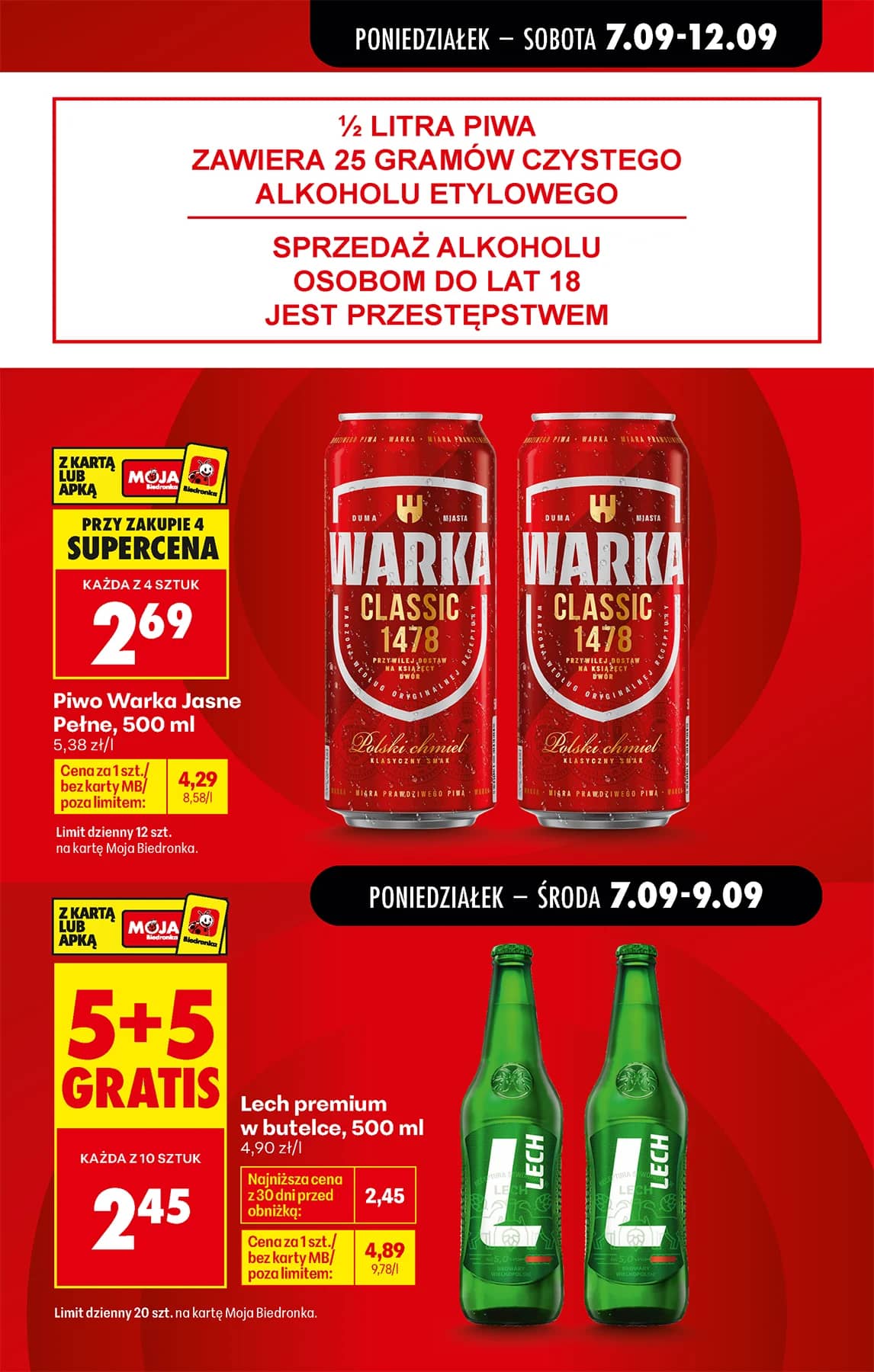 Biedronka - Codziennie niskie ceny P - oferta od 07.09 21 puslapis