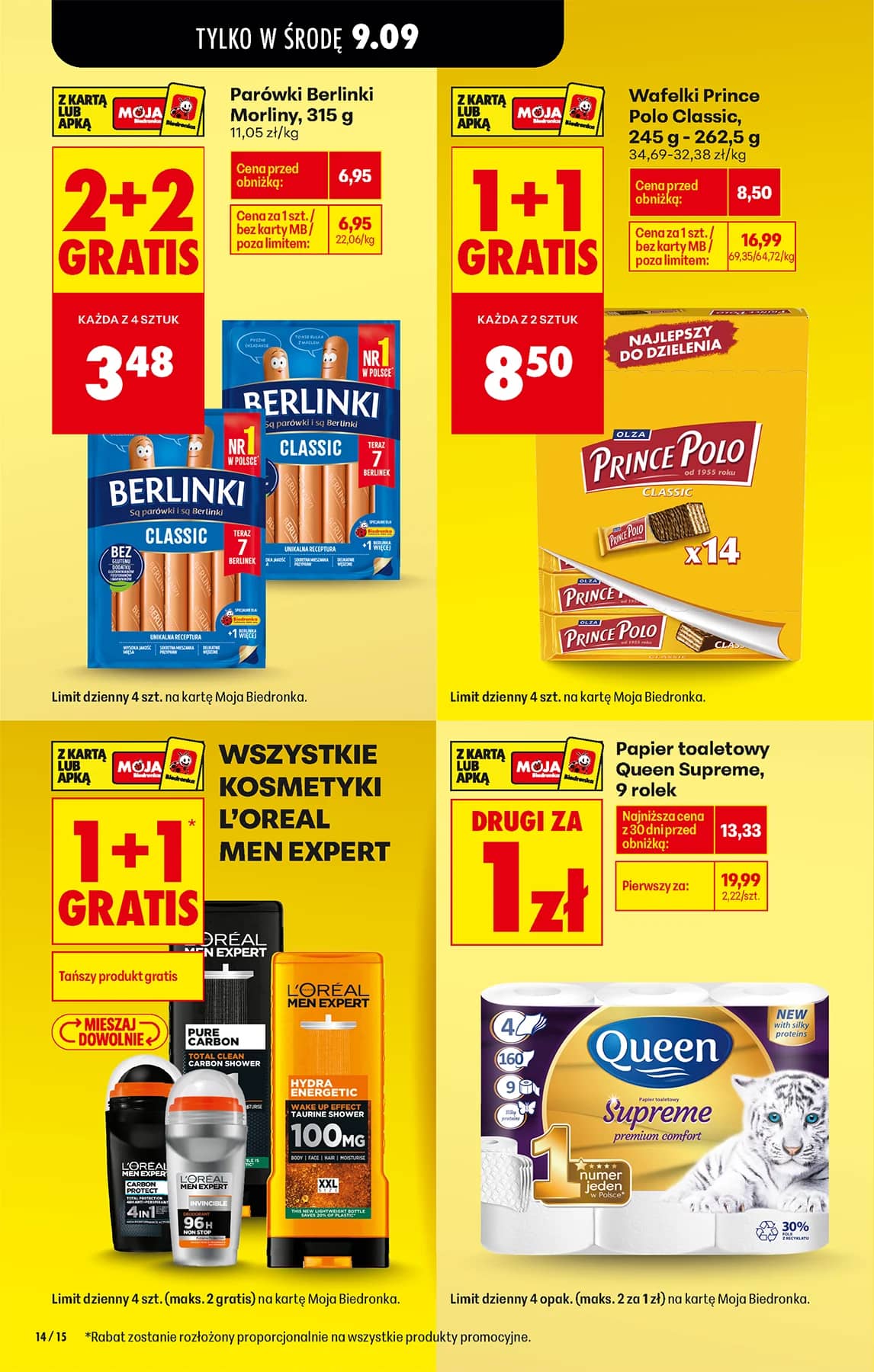 Biedronka - Codziennie niskie ceny P - oferta od 07.09 30 puslapis