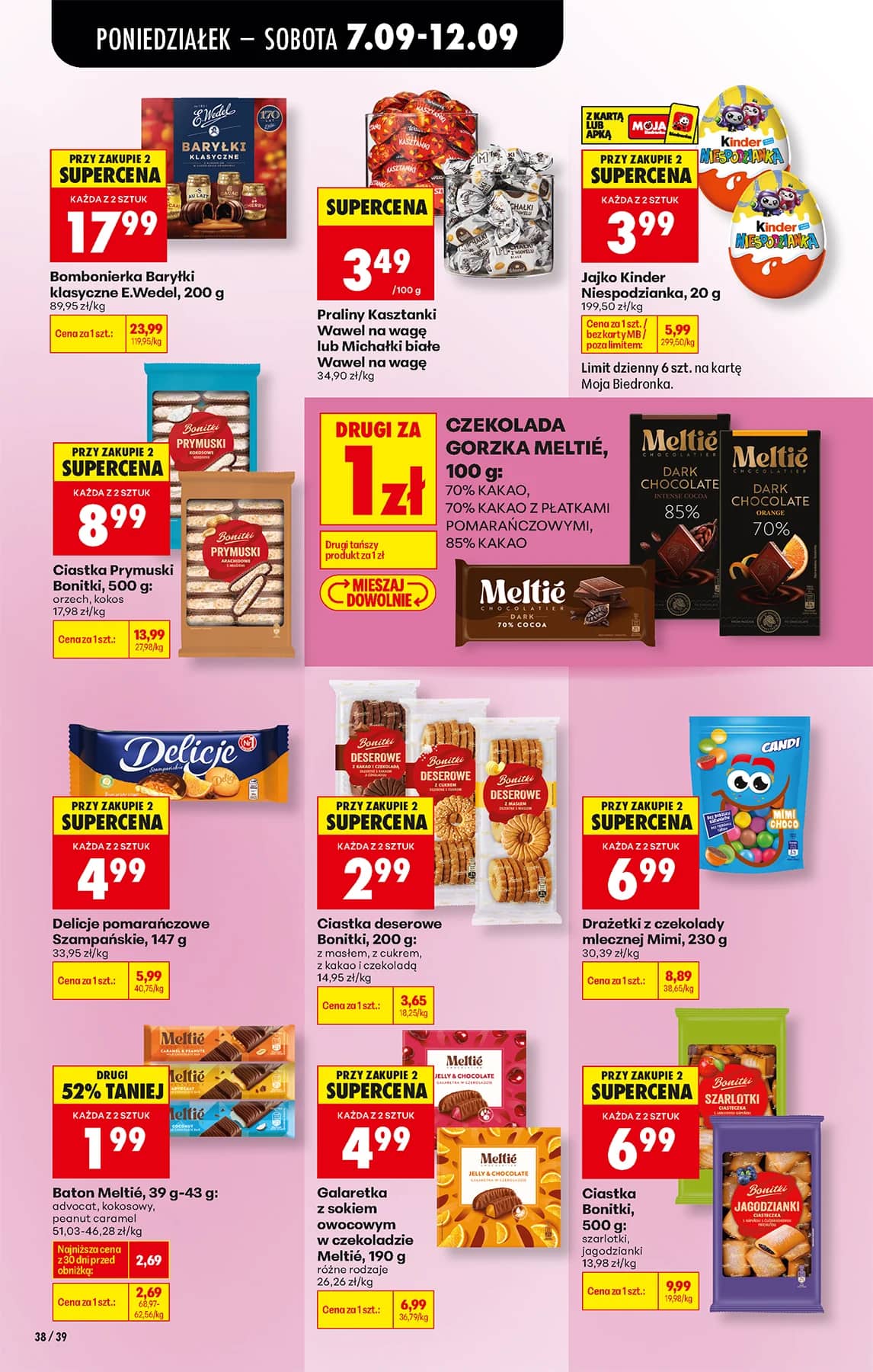 Biedronka - Codziennie niskie ceny P - oferta od 07.09 62 puslapis