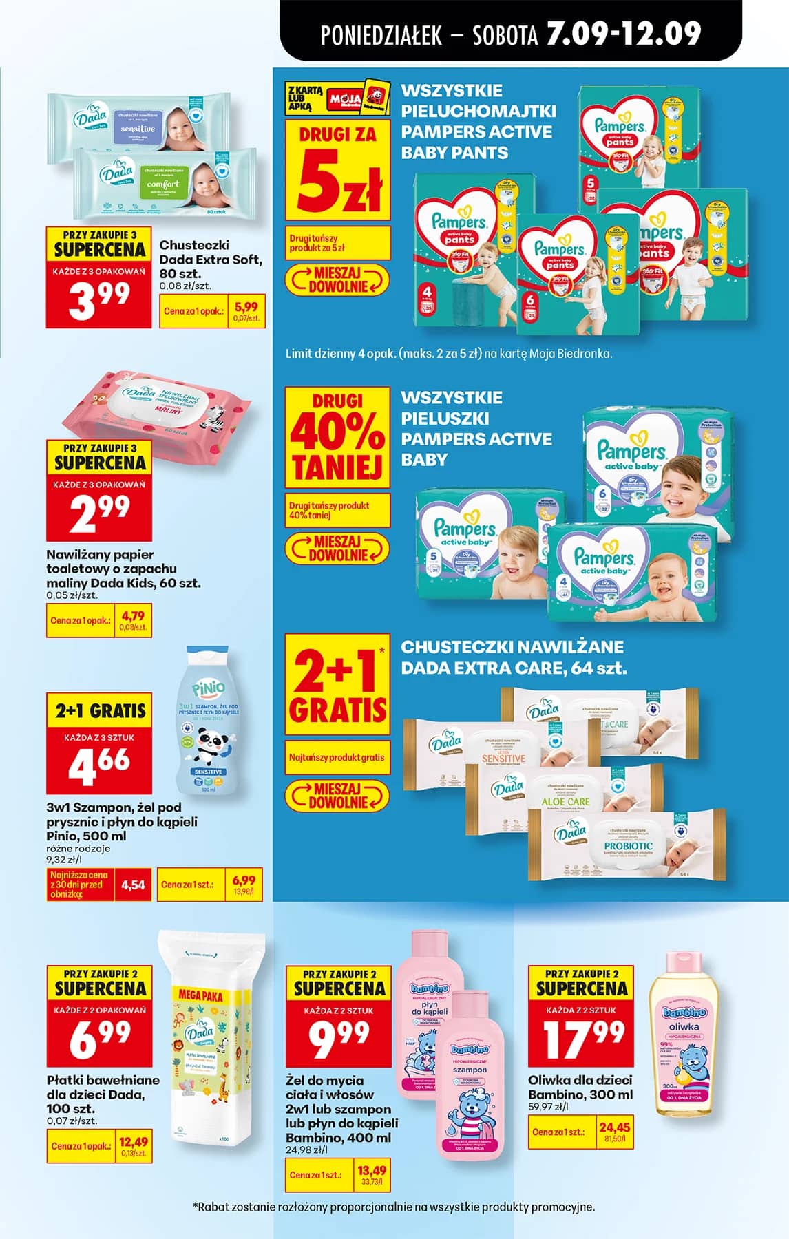 Biedronka - Codziennie niskie ceny P - oferta od 07.09 93 puslapis
