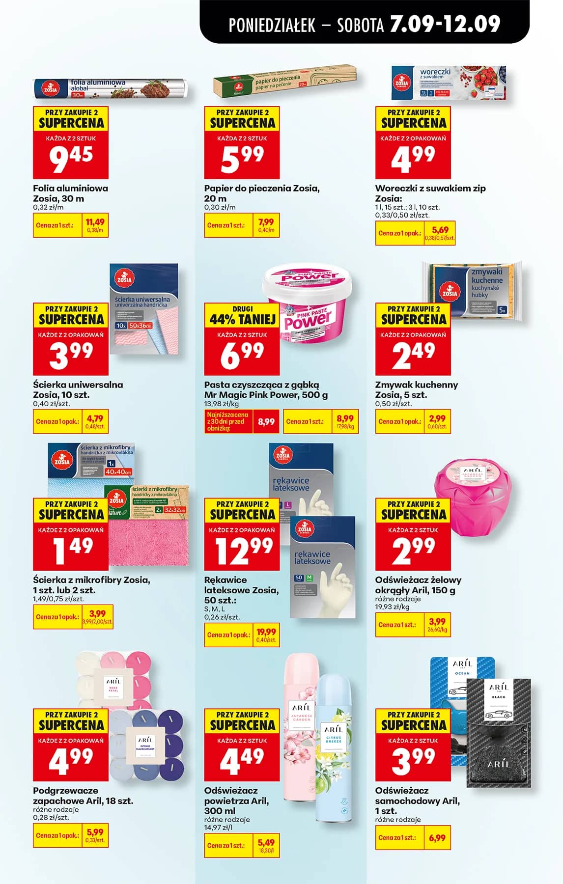 Biedronka - Codziennie niskie ceny P - oferta od 07.09 95 puslapis