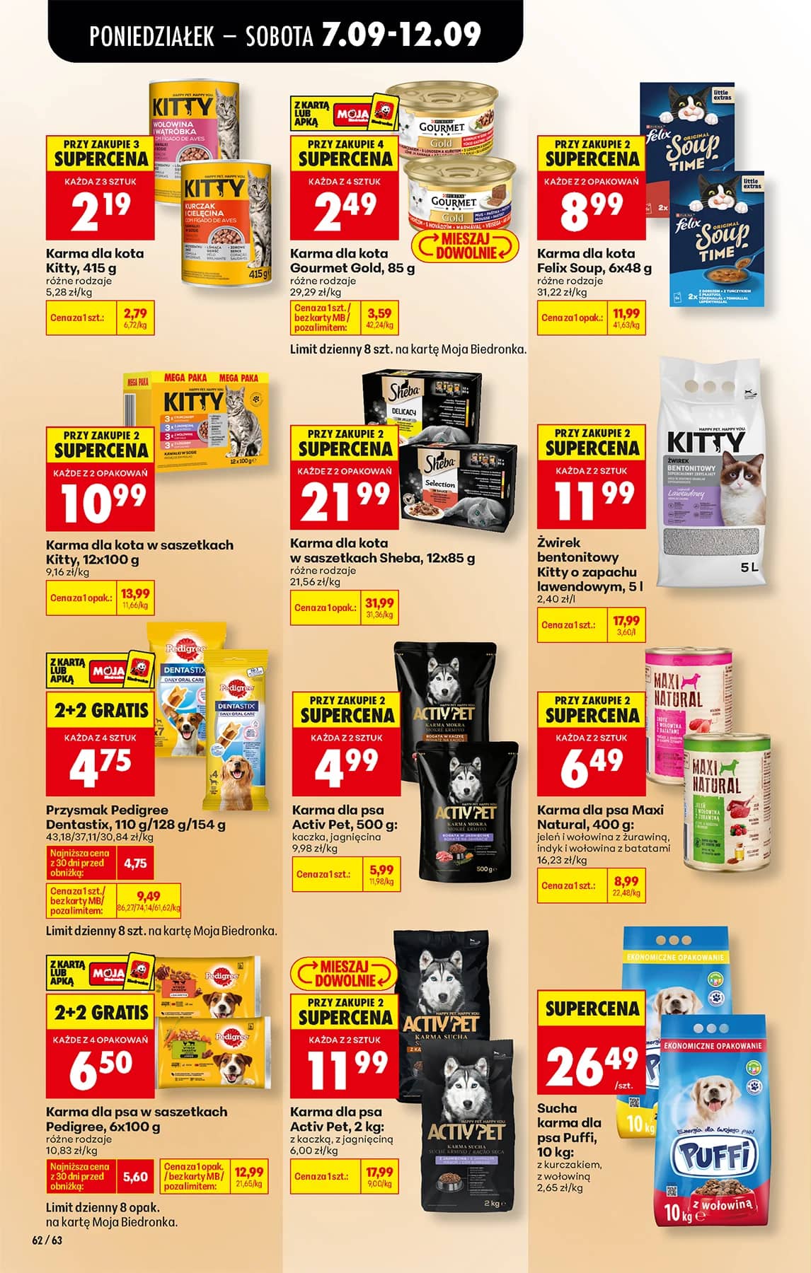 Biedronka - Codziennie niskie ceny P - oferta od 07.09 96 puslapis