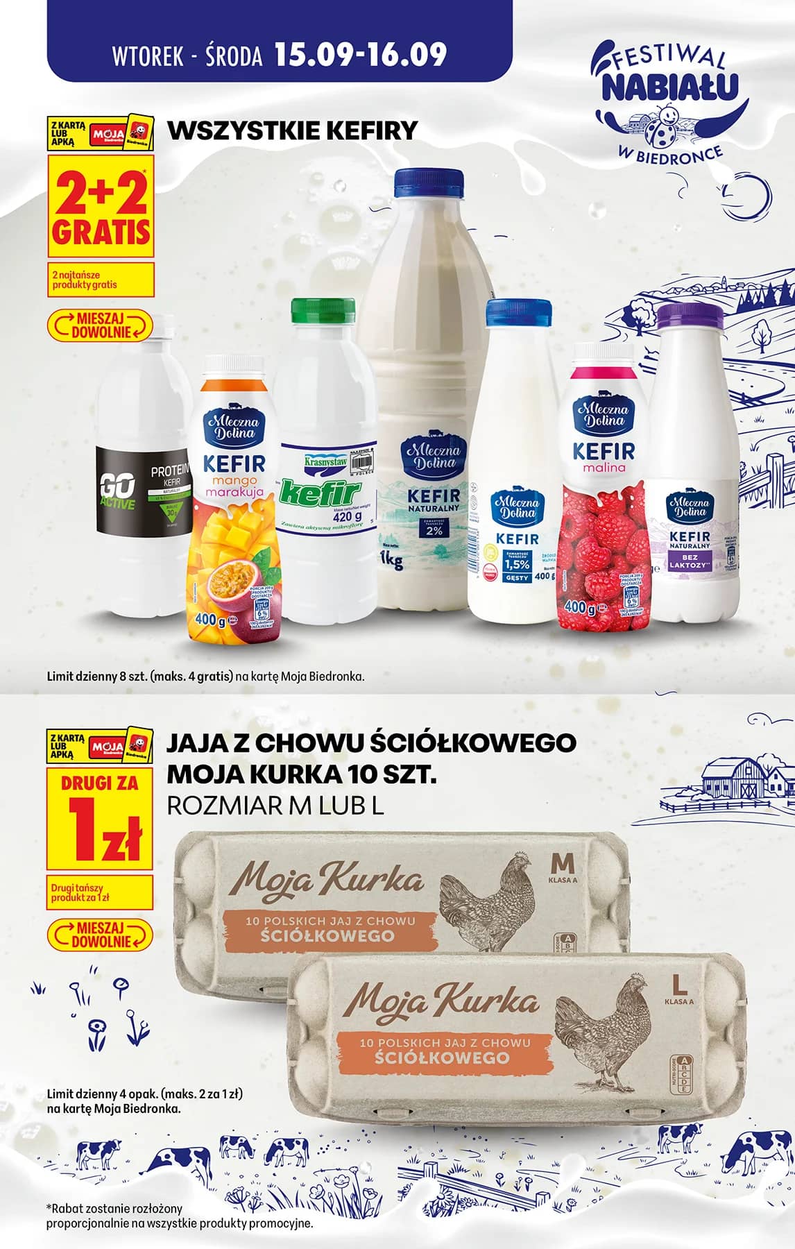 Biedronka - Festiwal nabiału - oferta od 15.09 2 puslapis