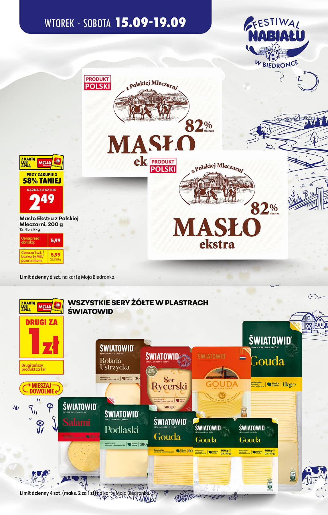 Biedronka - Festiwal nabiału - oferta od 15.09 3 puslapis