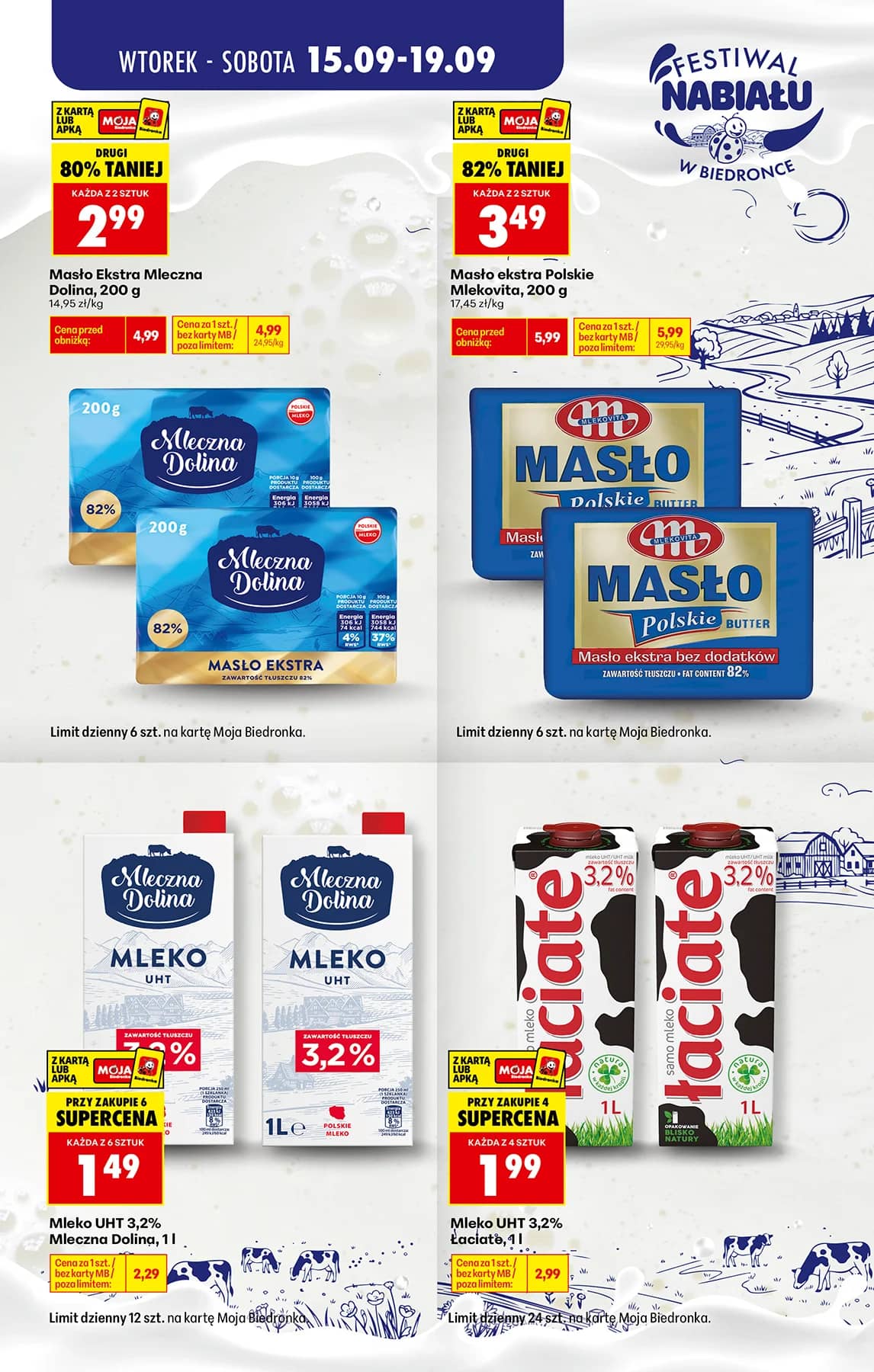 Biedronka - Festiwal nabiału - oferta od 15.09 4 puslapis