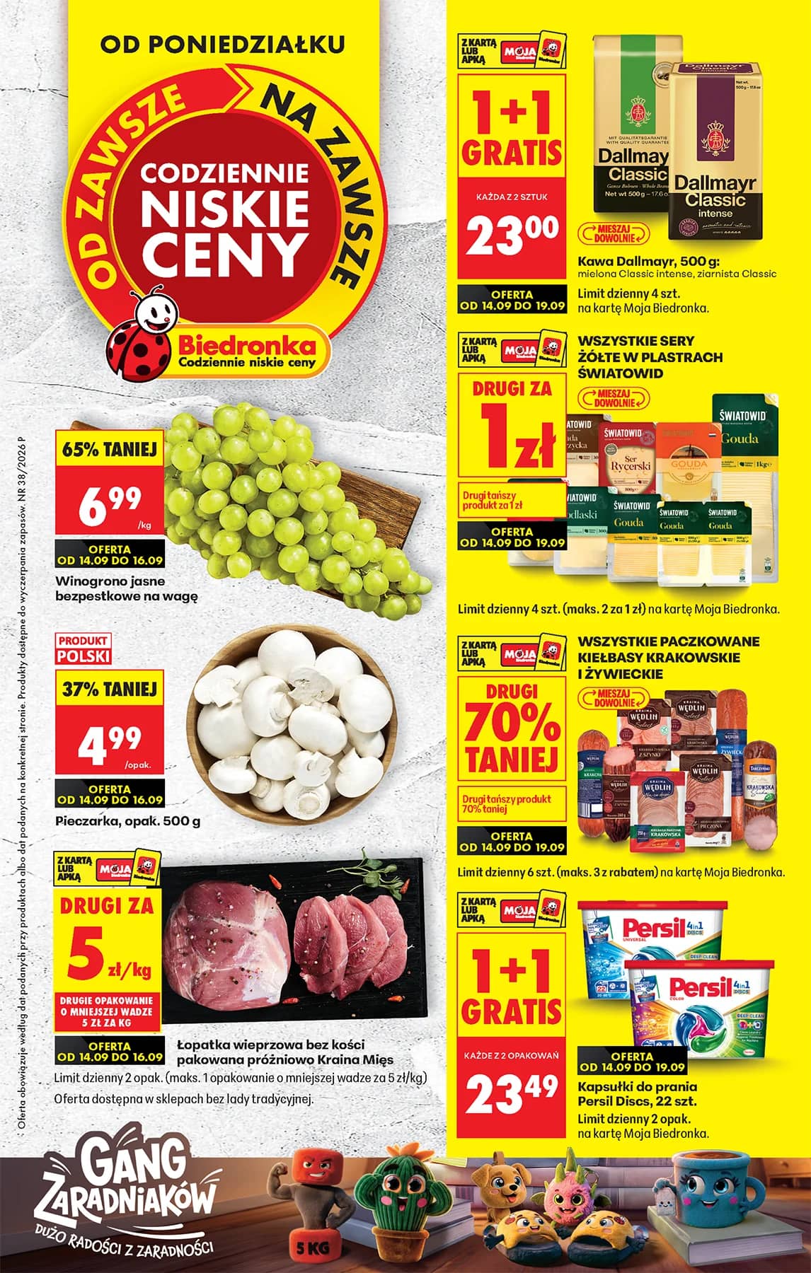 Biedronka - Codziennie niskie ceny P - oferta od 14.09 1 puslapis