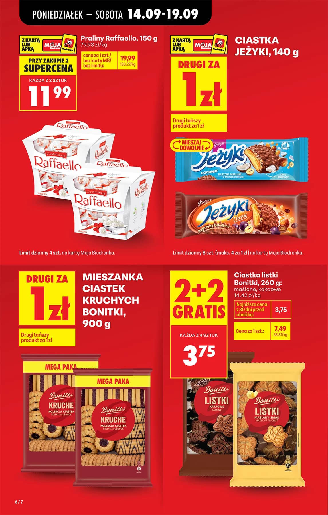 Biedronka - Codziennie niskie ceny P - oferta od 14.09 12 puslapis