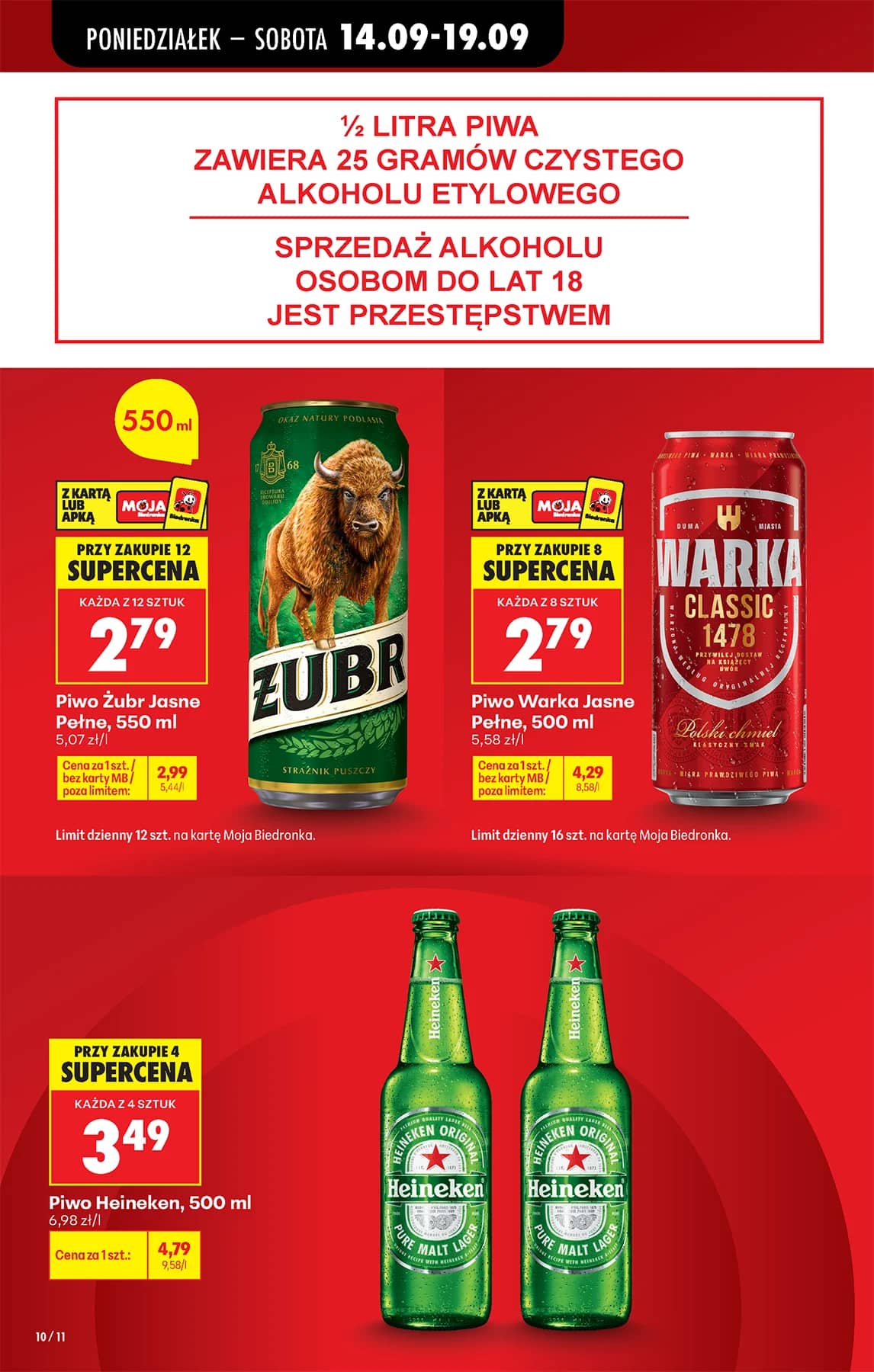 Biedronka - Codziennie niskie ceny P - oferta od 14.09 18 puslapis