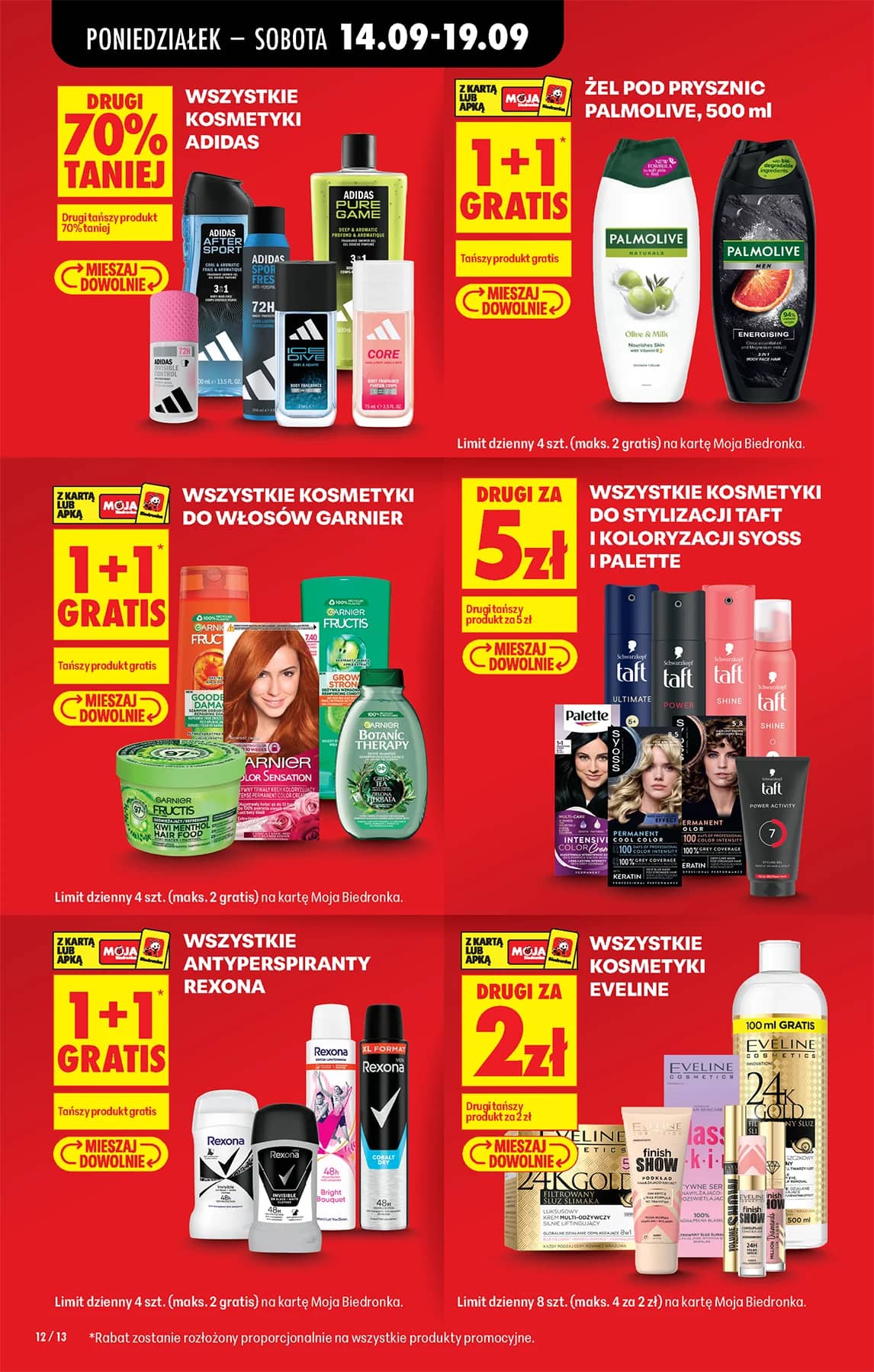 Biedronka - Codziennie niskie ceny P - oferta od 14.09 20 puslapis