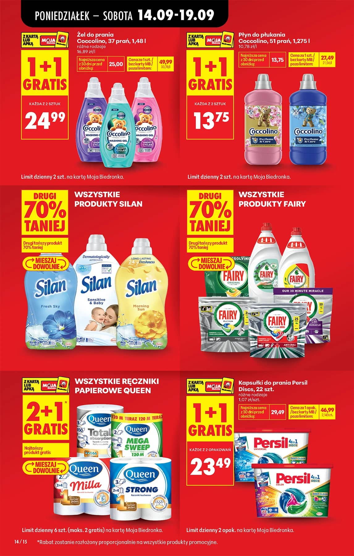 Biedronka - Codziennie niskie ceny P - oferta od 14.09 22 puslapis