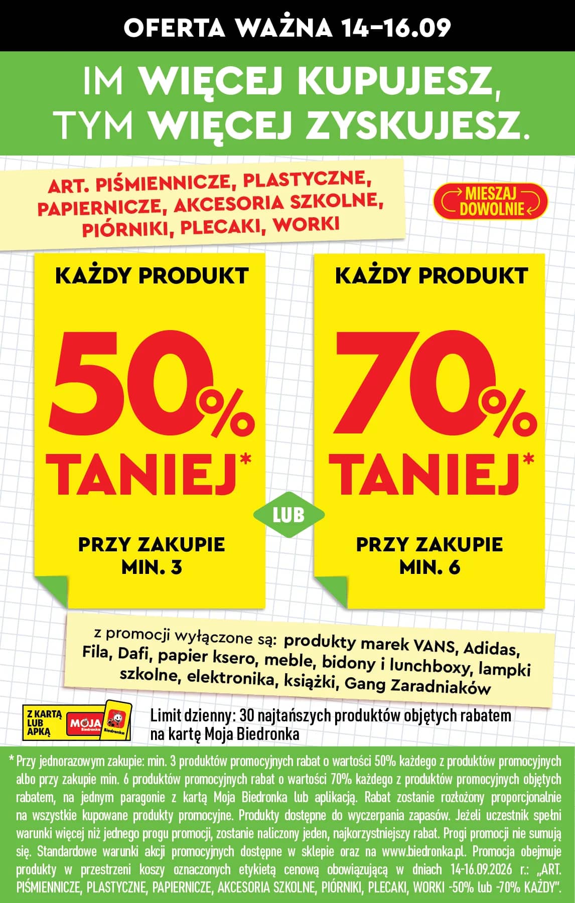 Biedronka - Codziennie niskie ceny P - oferta od 14.09 24 puslapis