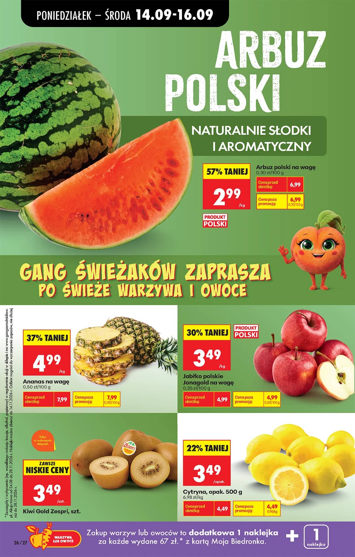 Biedronka - Codziennie niskie ceny P - oferta od 14.09 40 puslapis