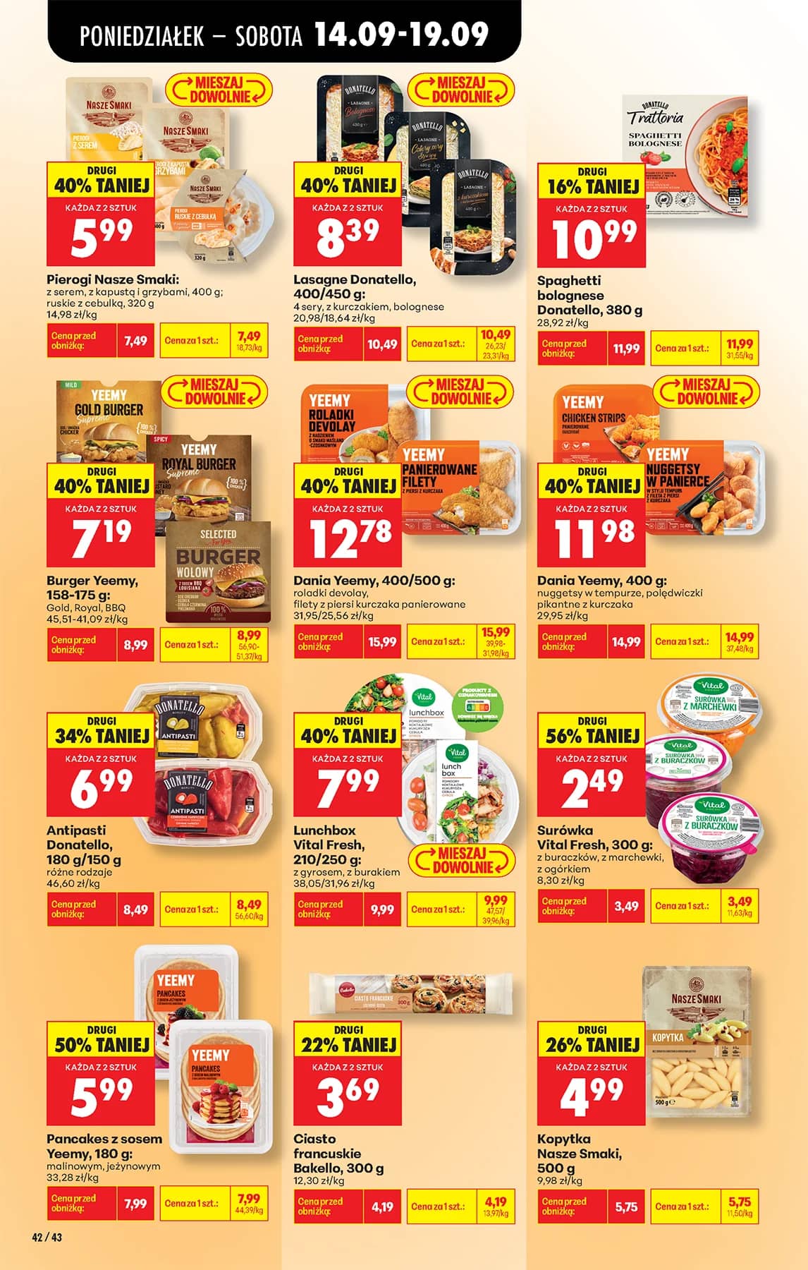 Biedronka - Codziennie niskie ceny P - oferta od 14.09 66 puslapis