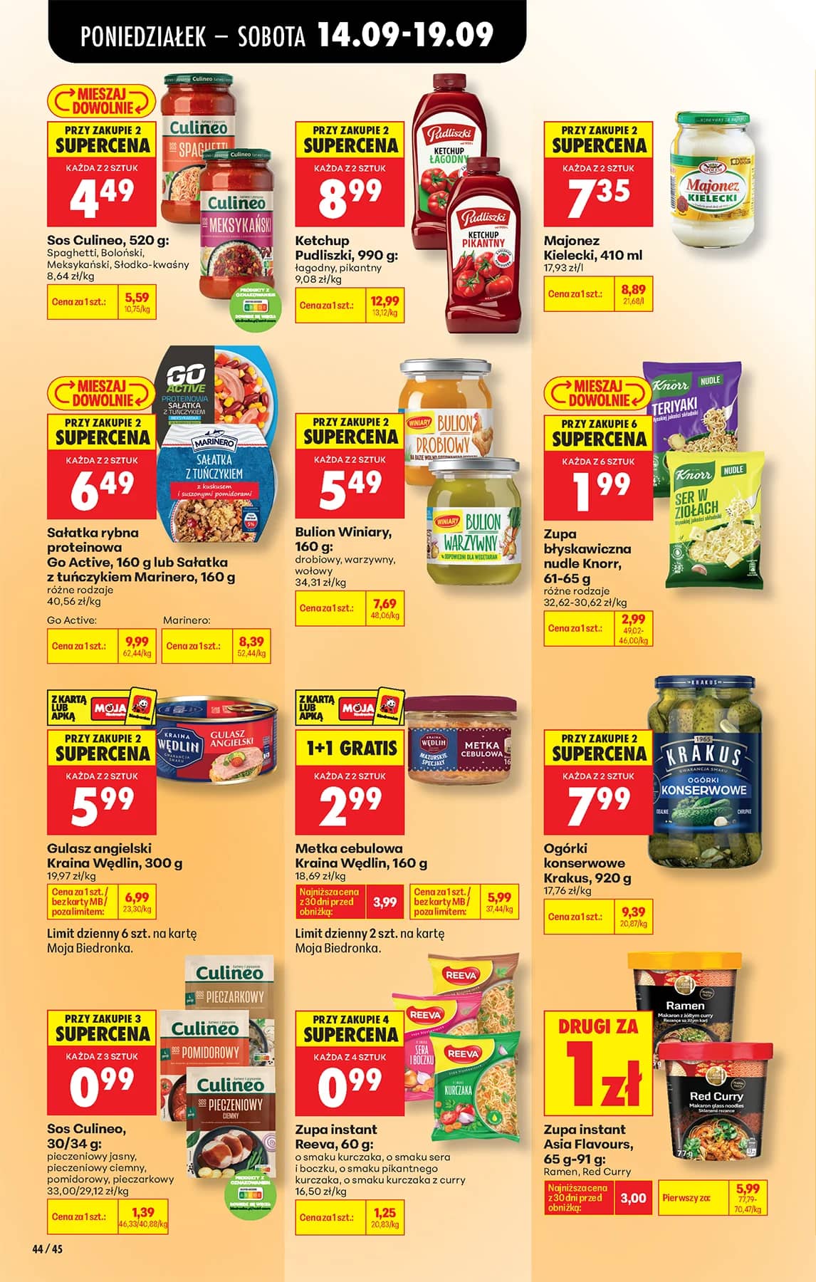 Biedronka - Codziennie niskie ceny P - oferta od 14.09 68 puslapis