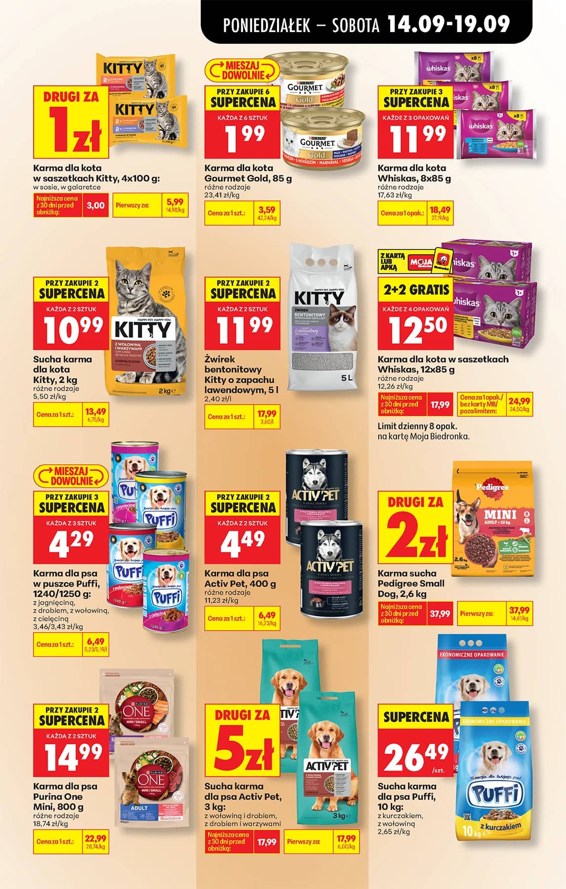 Biedronka - Codziennie niskie ceny P - oferta od 14.09 95 puslapis