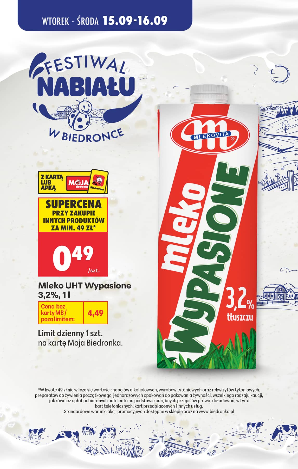 Biedronka - Festiwal nabiału - oferta od 15.09 2 puslapis