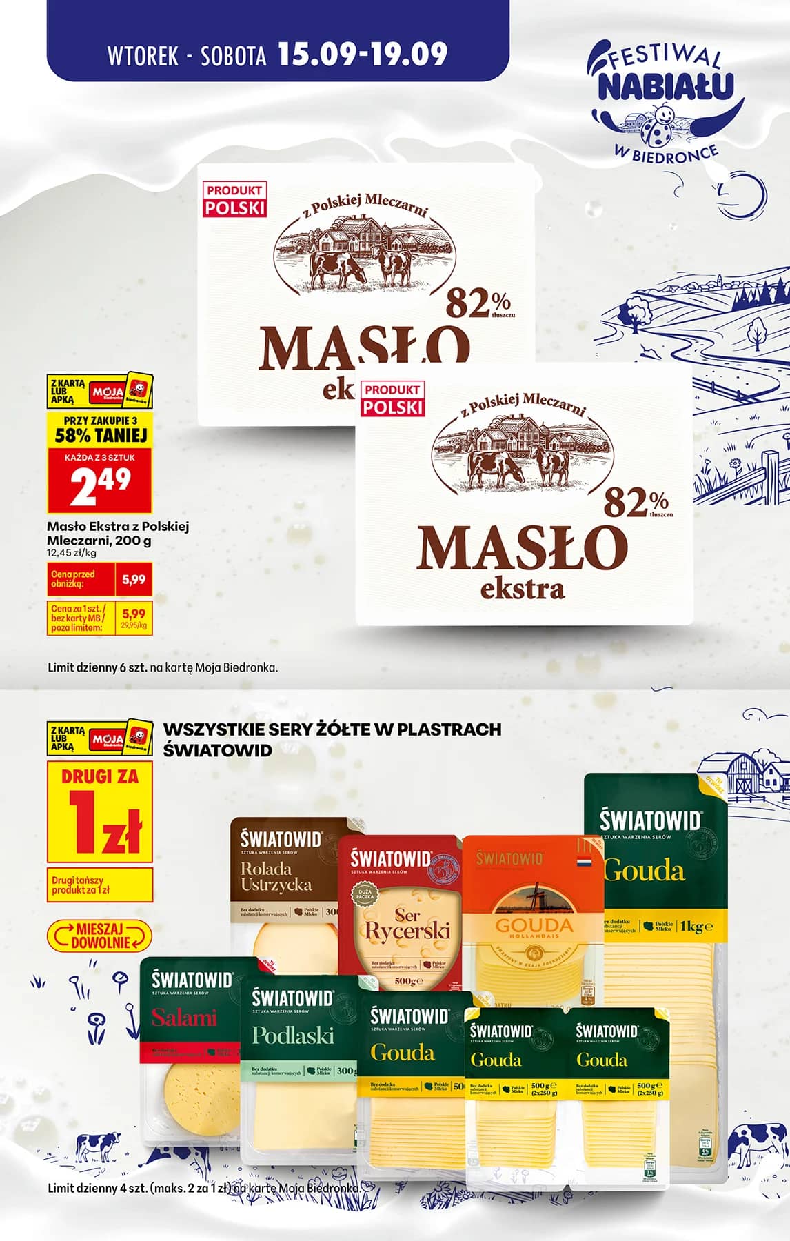 Biedronka - Festiwal nabiału - oferta od 15.09 5 puslapis
