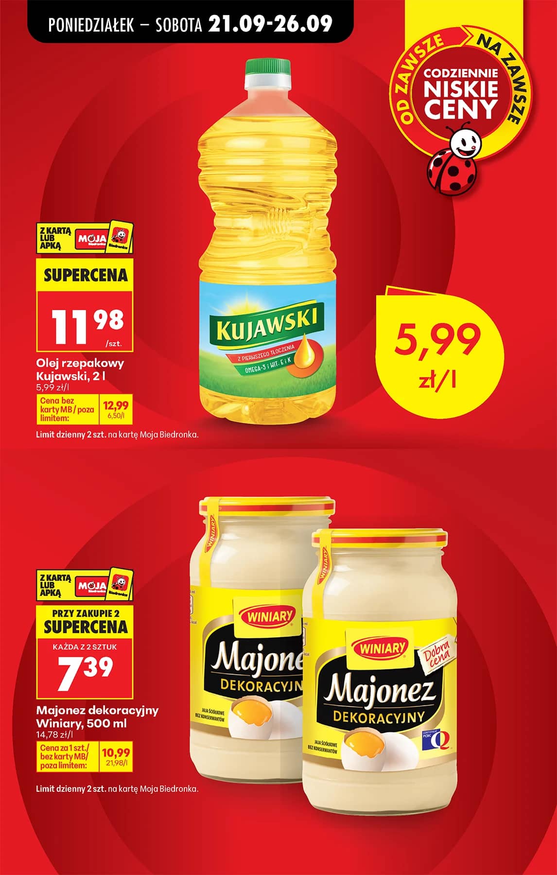 Biedronka - Codziennie niskie ceny P - oferta od 21.09 10 puslapis