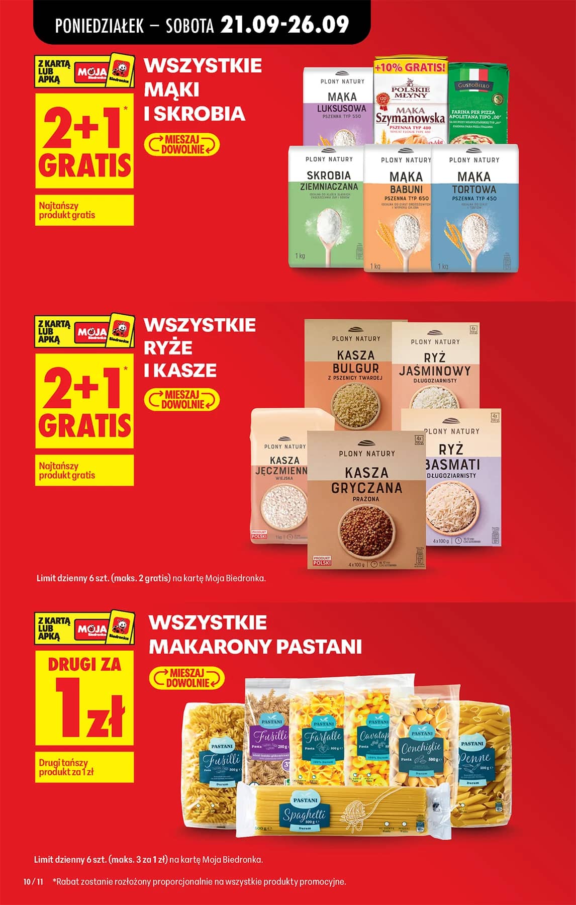 Biedronka - Codziennie niskie ceny P - oferta od 21.09 11 puslapis