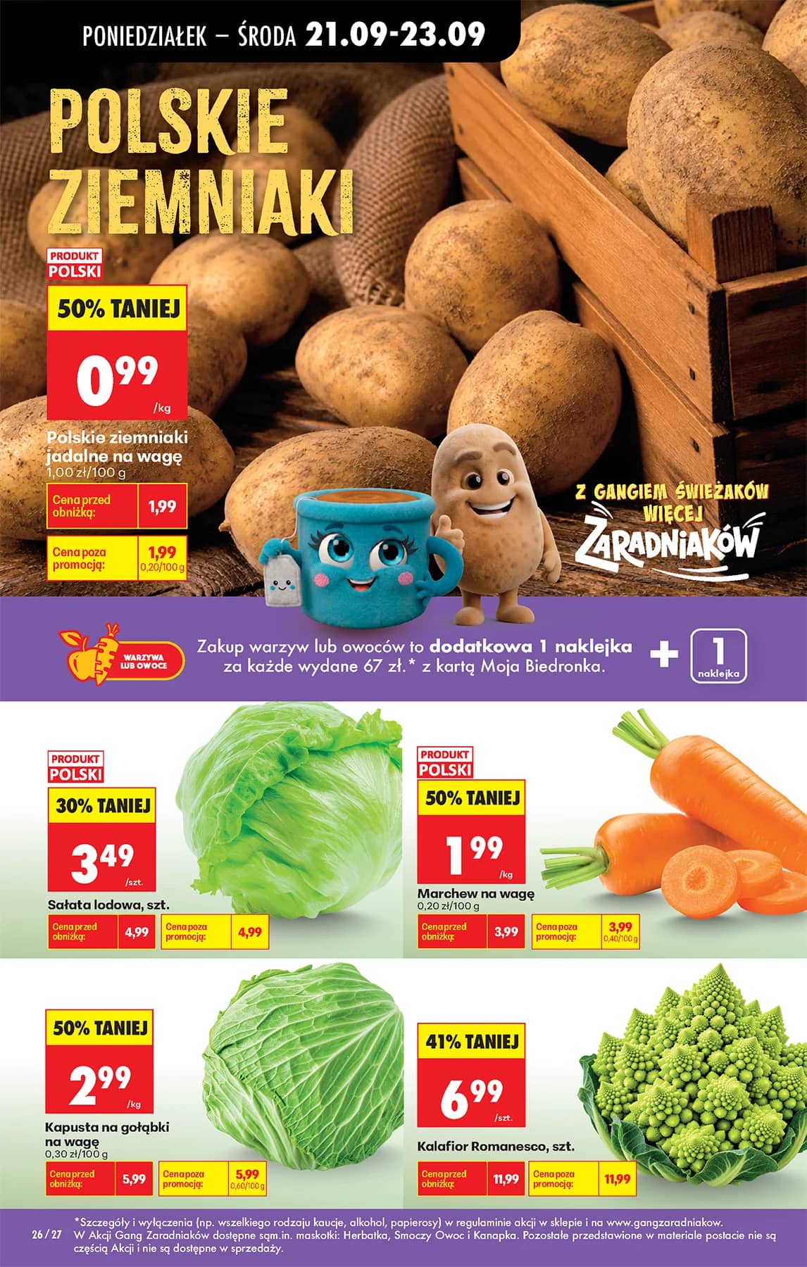 Biedronka - Codziennie niskie ceny P - oferta od 21.09 44 puslapis