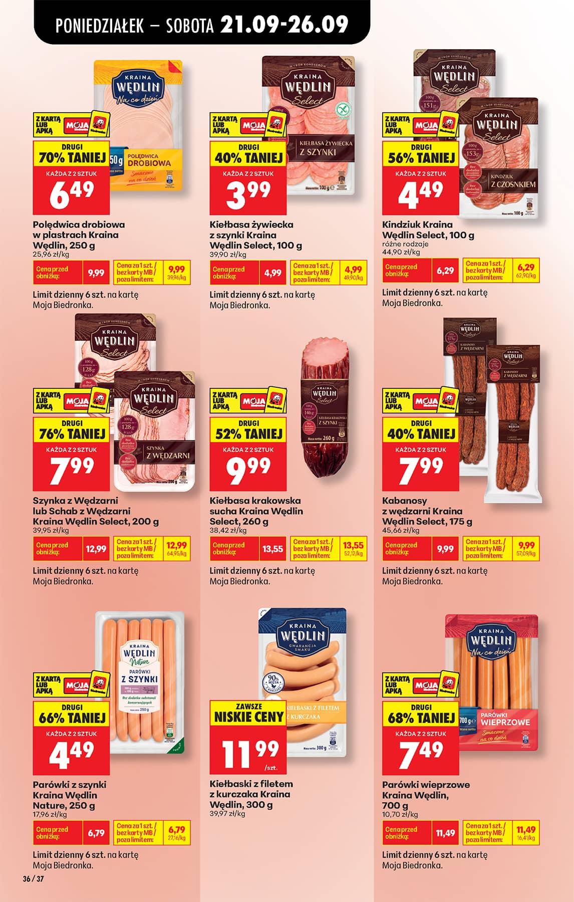 Biedronka - Codziennie niskie ceny P - oferta od 21.09 58 puslapis