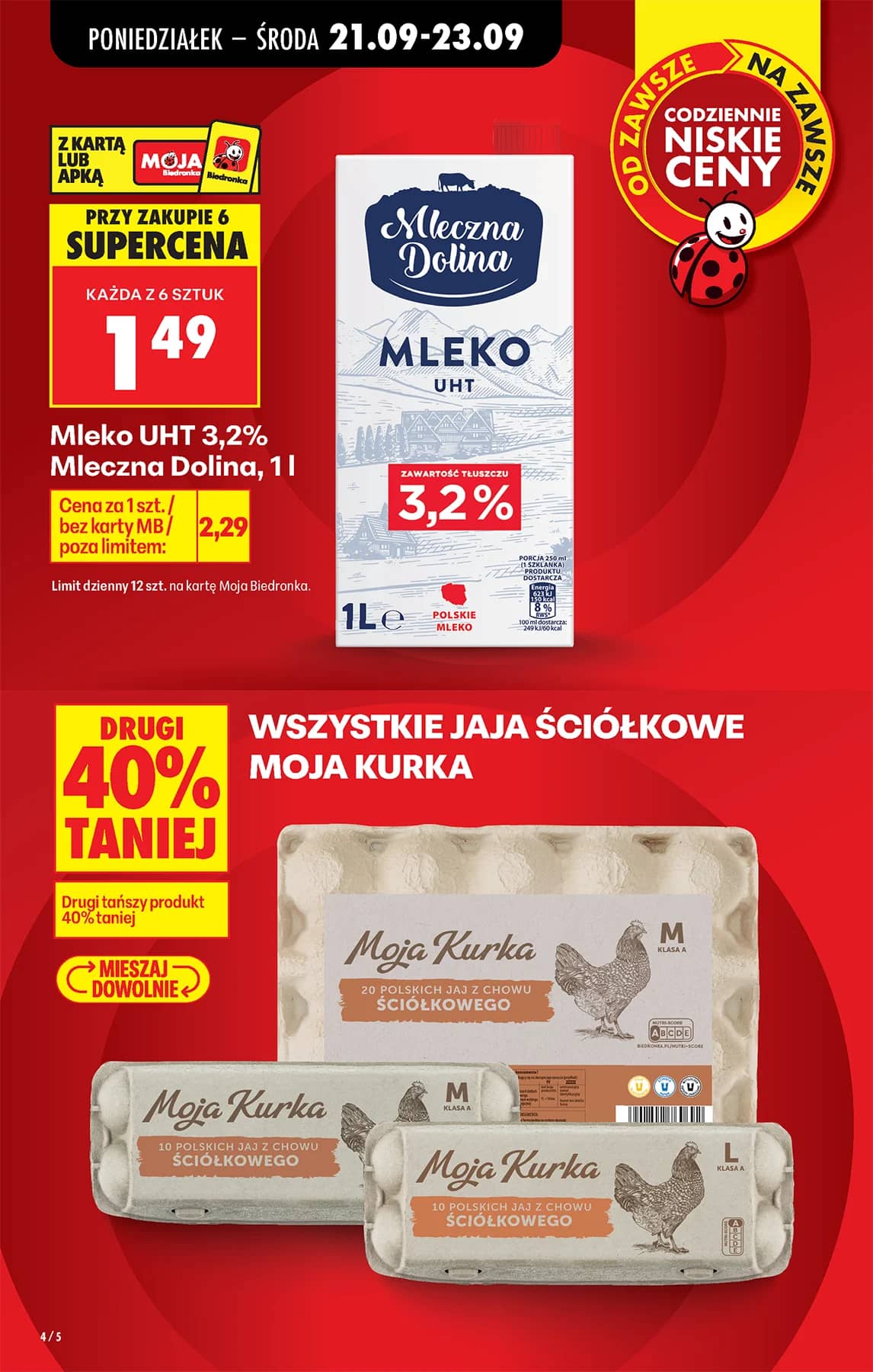 Biedronka - Codziennie niskie ceny P - oferta od 21.09 6 puslapis