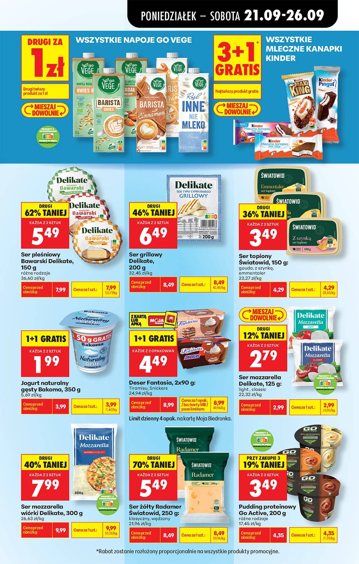 Biedronka - Codziennie niskie ceny P - oferta od 21.09 63 puslapis
