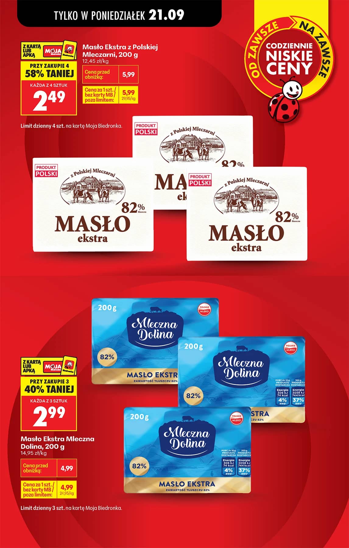 Biedronka - Codziennie niskie ceny P - oferta od 21.09 7 puslapis