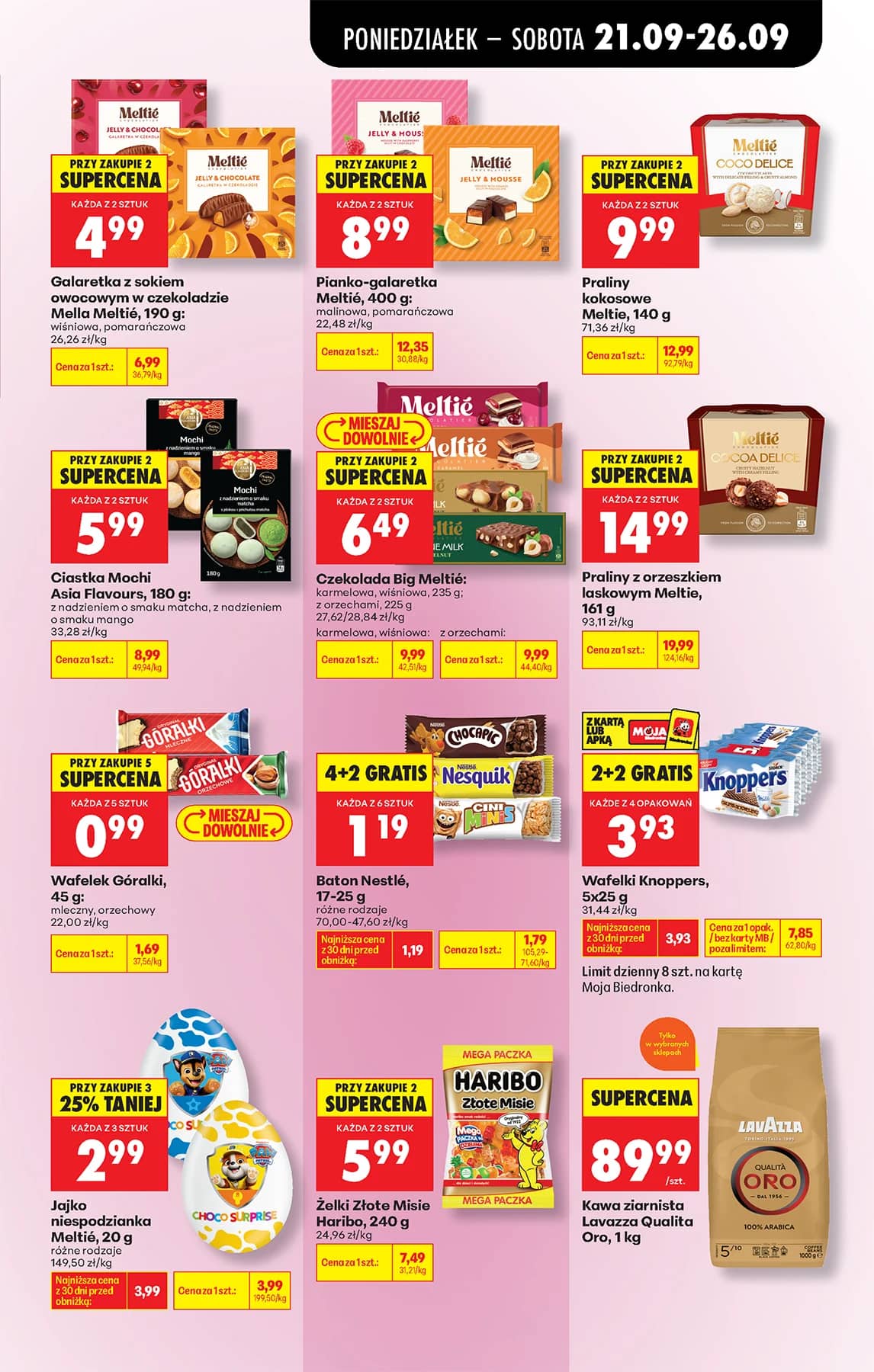 Biedronka - Codziennie niskie ceny P - oferta od 21.09 81 puslapis
