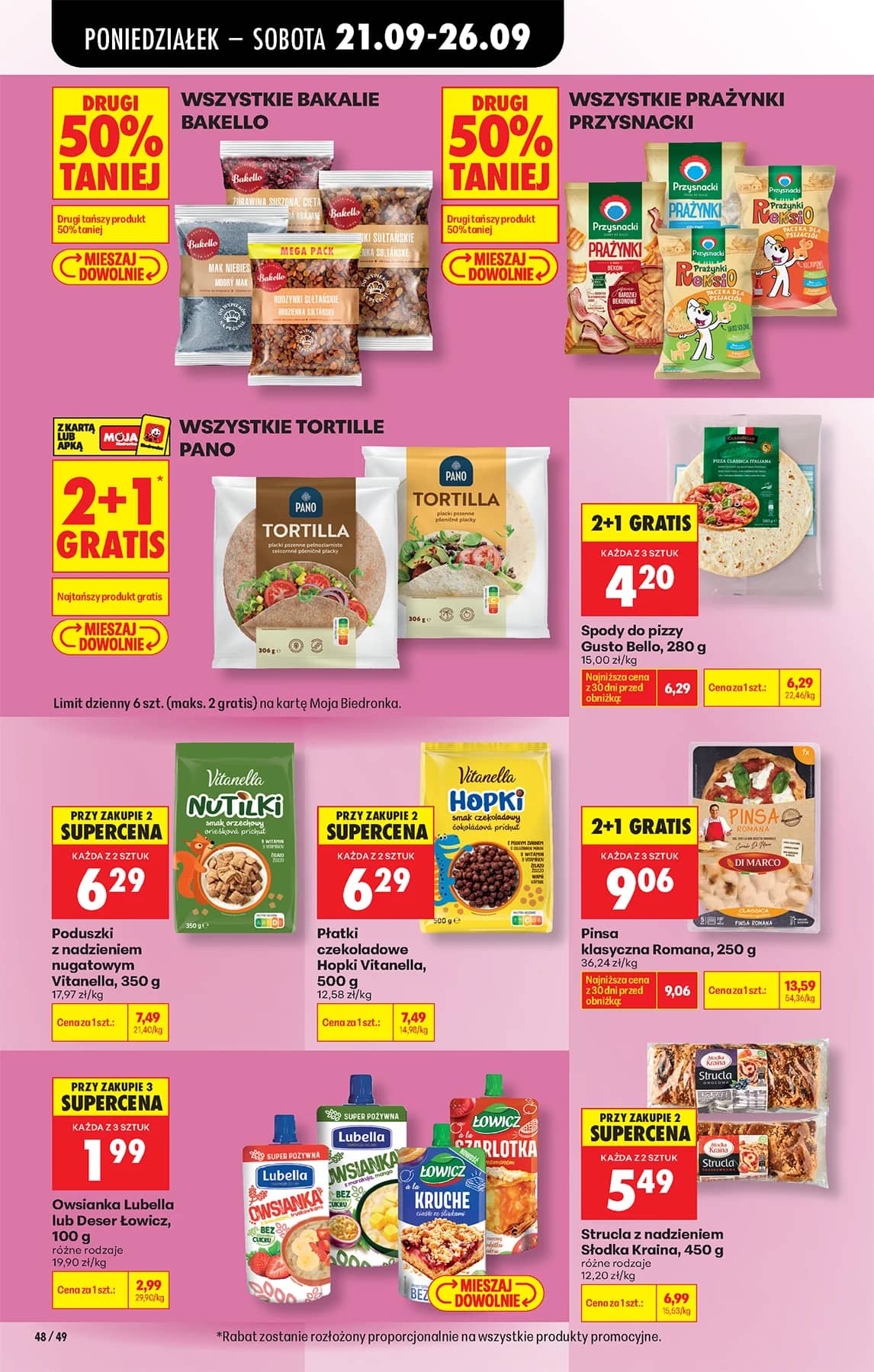 Biedronka - Codziennie niskie ceny P - oferta od 21.09 84 puslapis