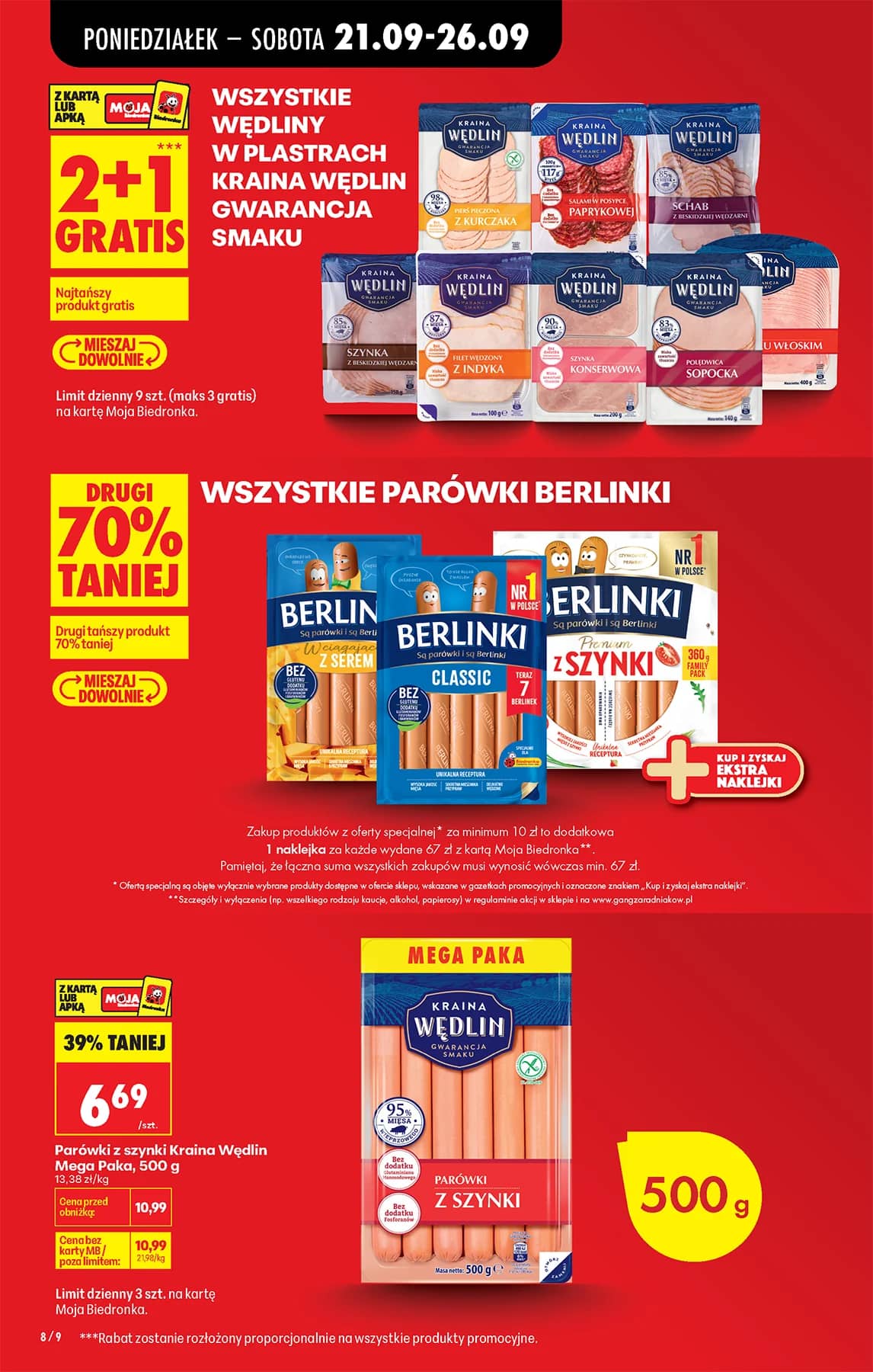 Biedronka - Codziennie niskie ceny P - oferta od 21.09 9 puslapis