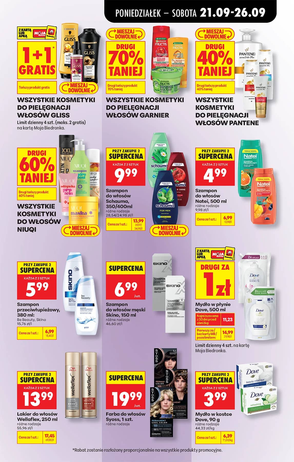 Biedronka - Codziennie niskie ceny P - oferta od 21.09 93 puslapis
