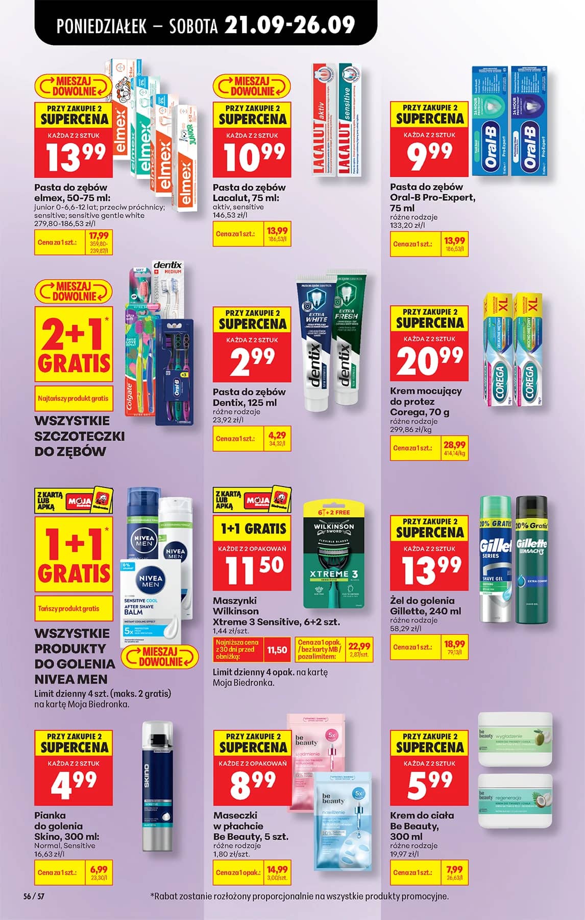 Biedronka - Codziennie niskie ceny P - oferta od 21.09 94 puslapis