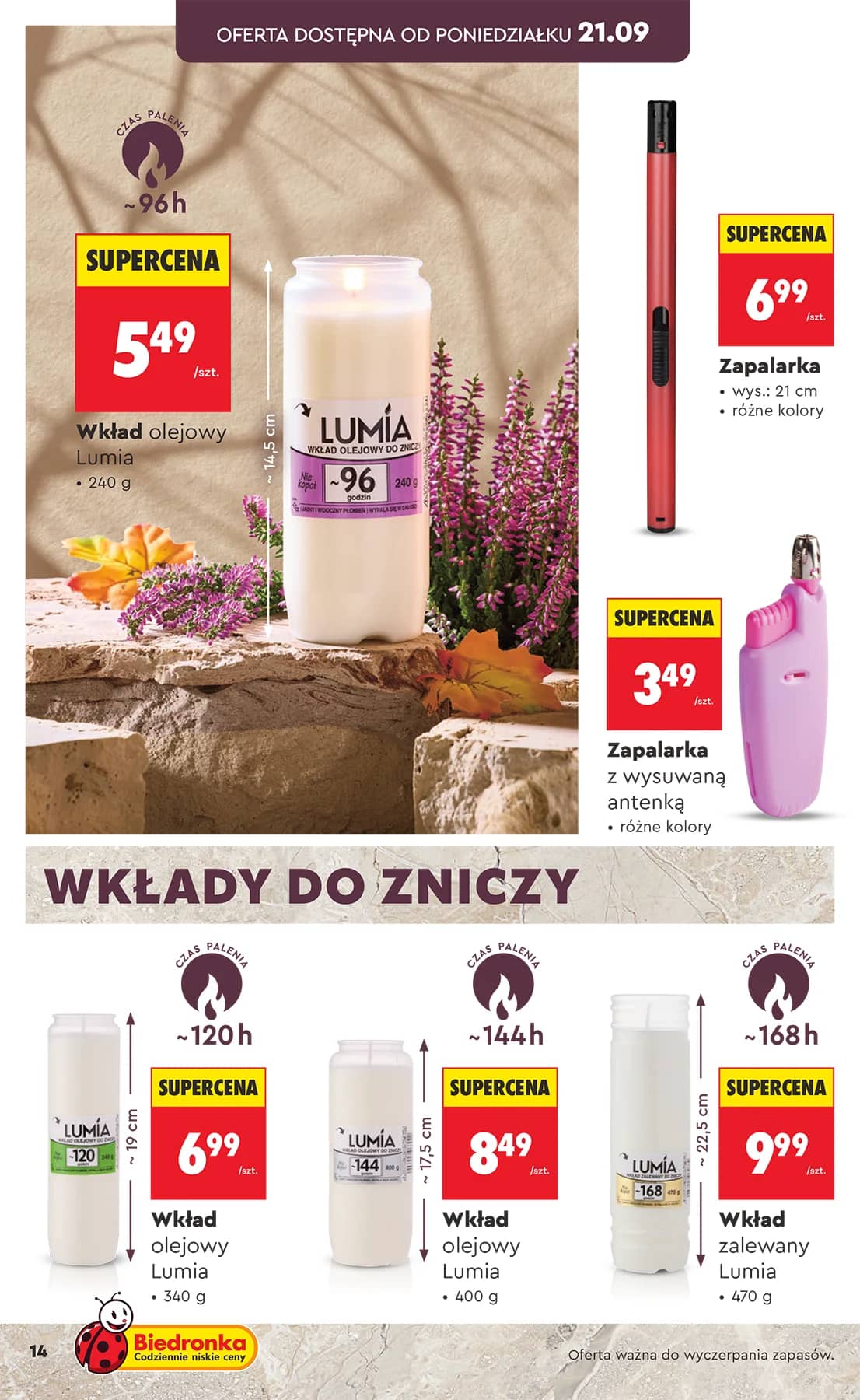 Biedronka - Znicze - od 21.09 14 puslapis