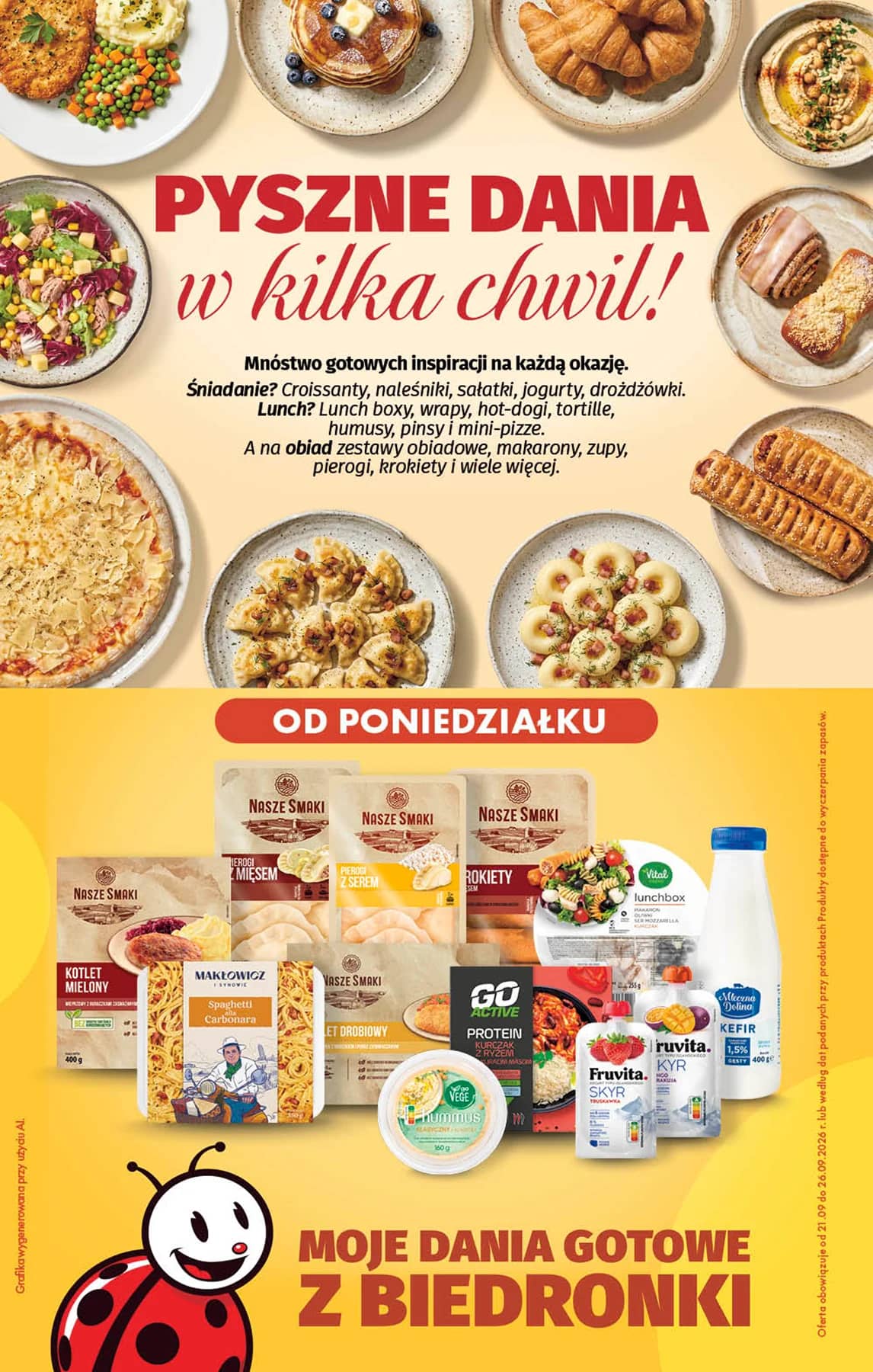 Biedronka - Pyszne dania - 21.09 1 puslapis