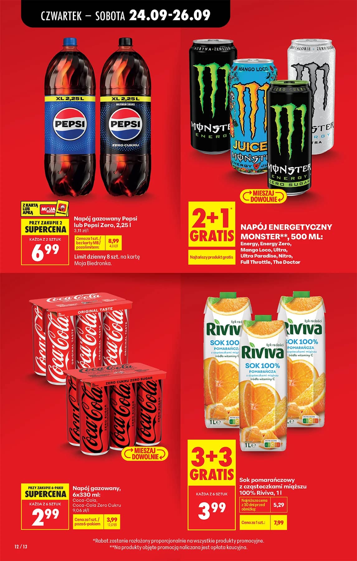 Biedronka - Codziennie niskie ceny P - oferta od 24.09 14 puslapis