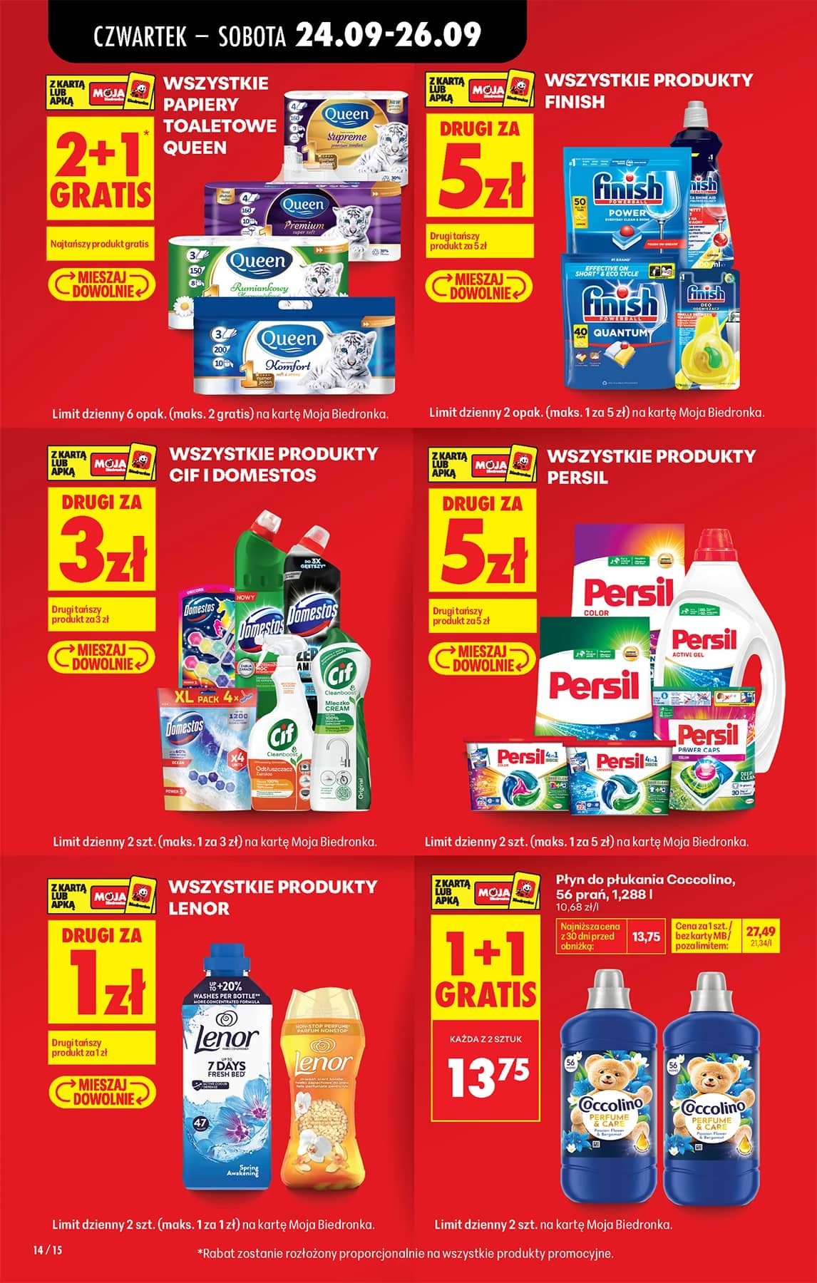 Biedronka - Codziennie niskie ceny P - oferta od 24.09 16 puslapis