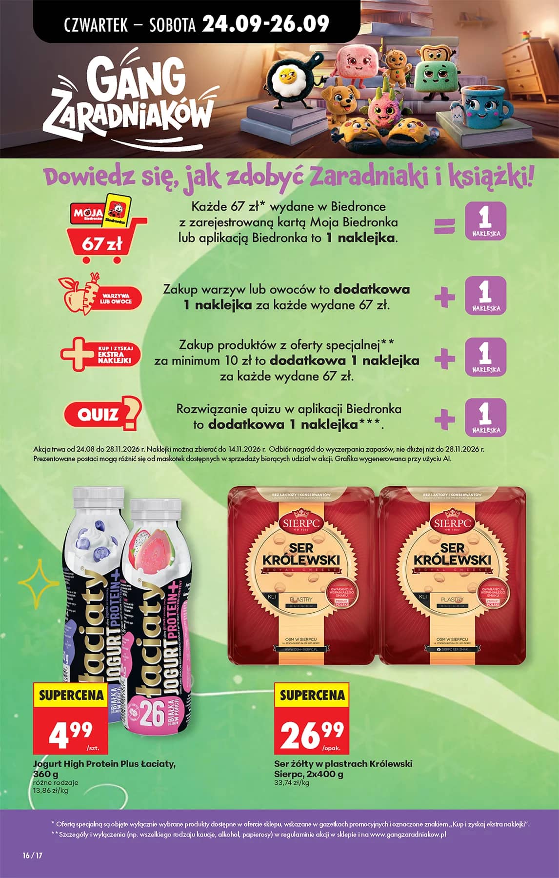 Biedronka - Codziennie niskie ceny P - oferta od 24.09 26 puslapis