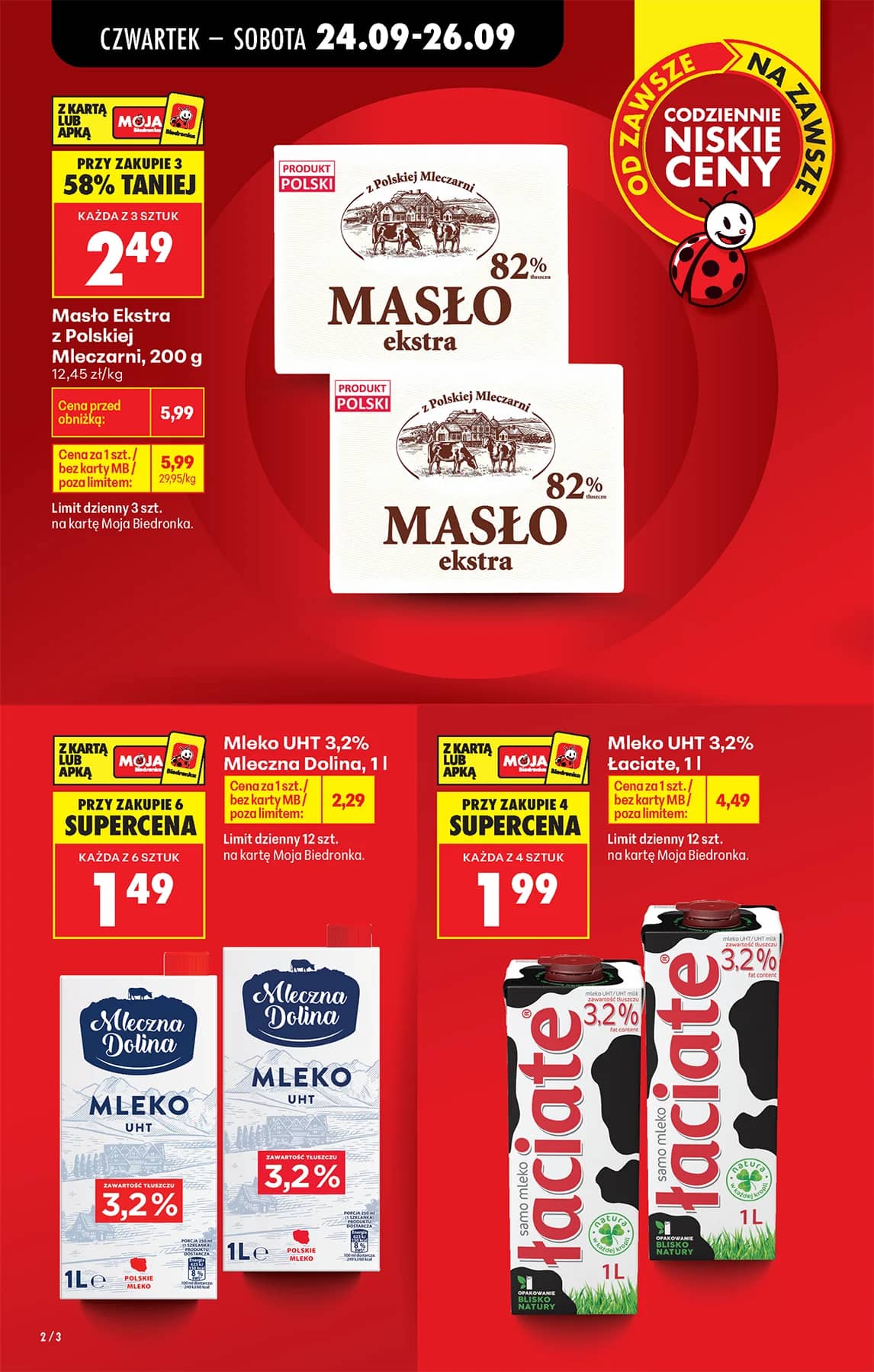Biedronka - Codziennie niskie ceny P - oferta od 24.09 3 puslapis