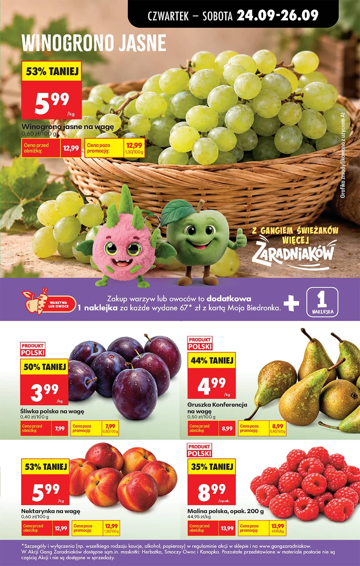 Biedronka - Codziennie niskie ceny P - oferta od 24.09 33 puslapis