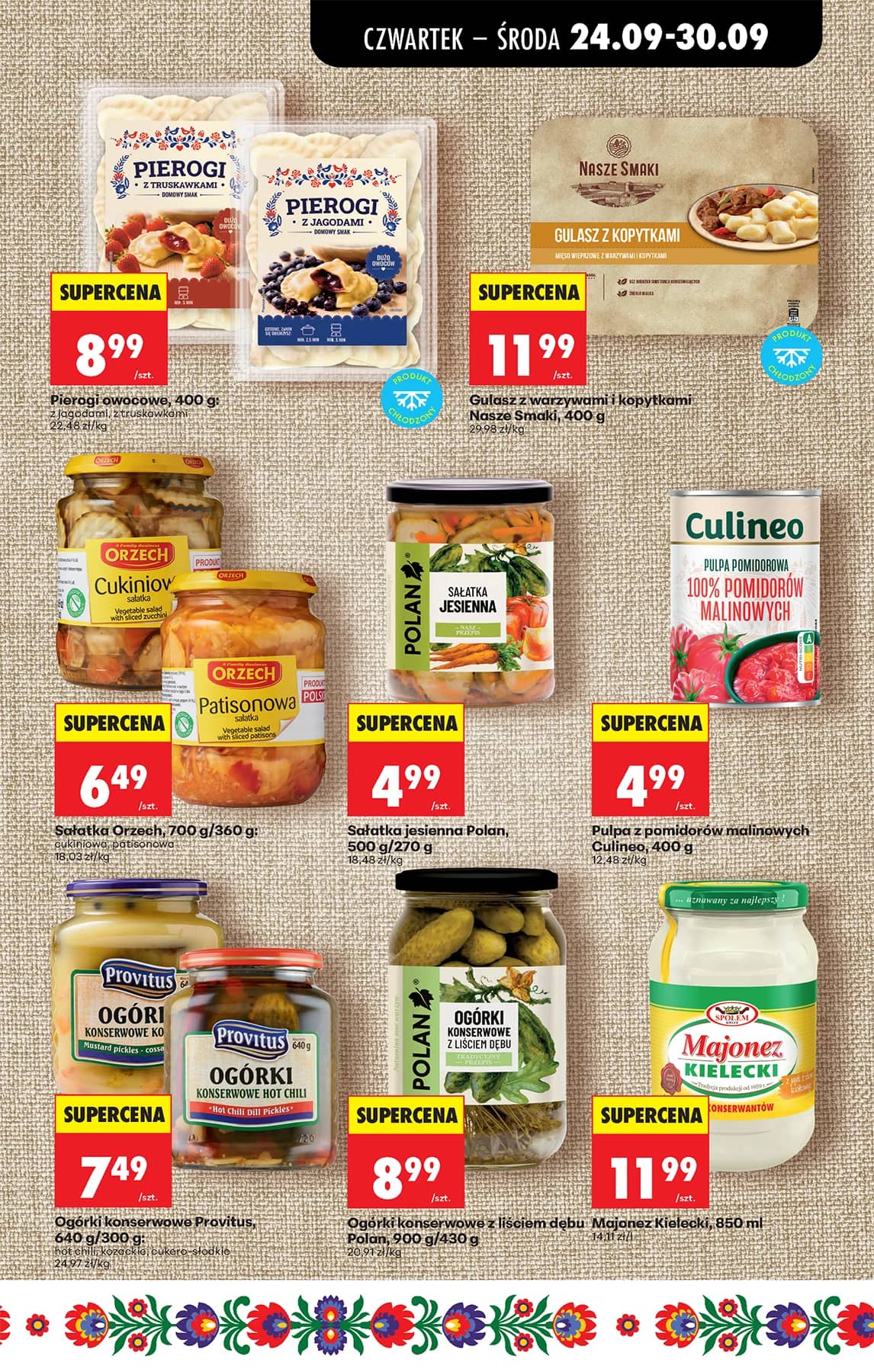 Biedronka - Codziennie niskie ceny P - oferta od 24.09 57 puslapis