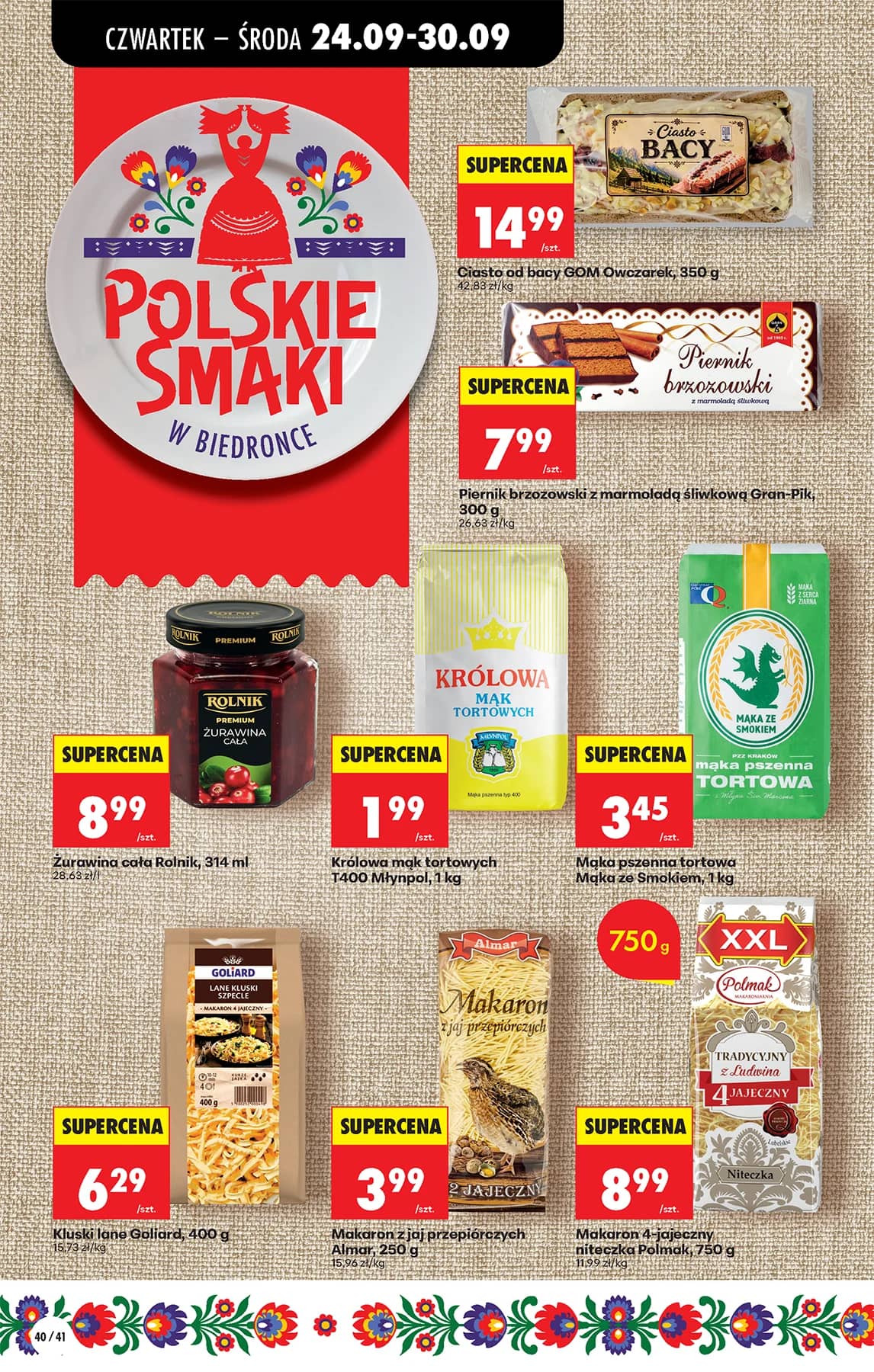 Biedronka - Codziennie niskie ceny P - oferta od 24.09 58 puslapis