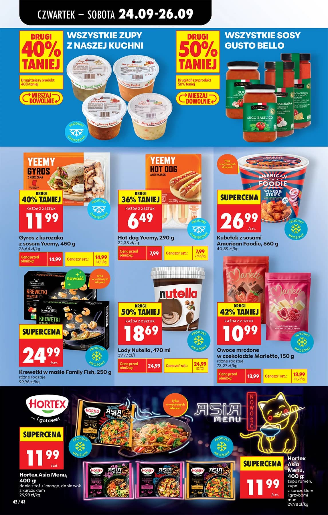 Biedronka - Codziennie niskie ceny P - oferta od 24.09 62 puslapis