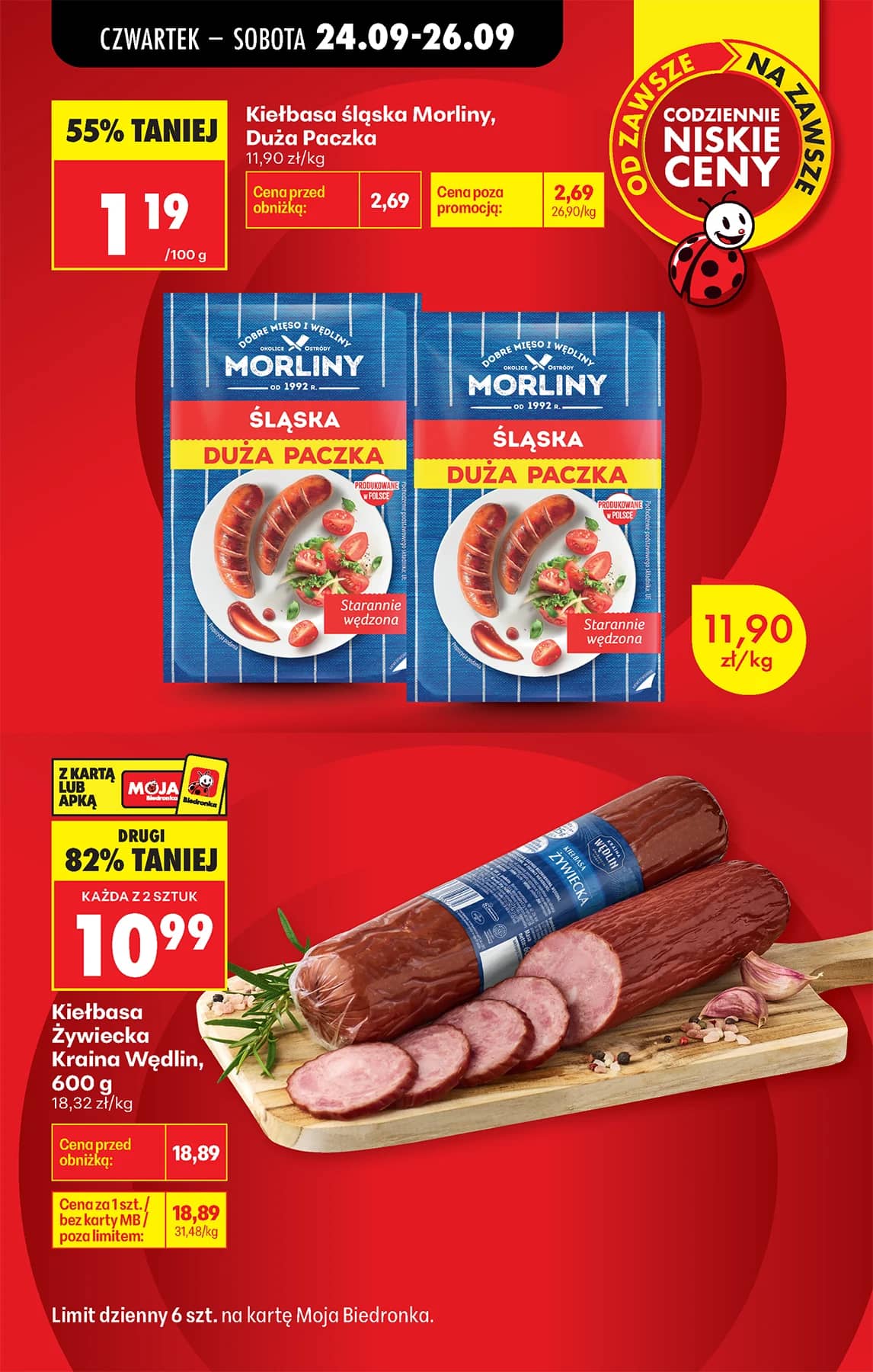 Biedronka - Codziennie niskie ceny P - oferta od 24.09 7 puslapis