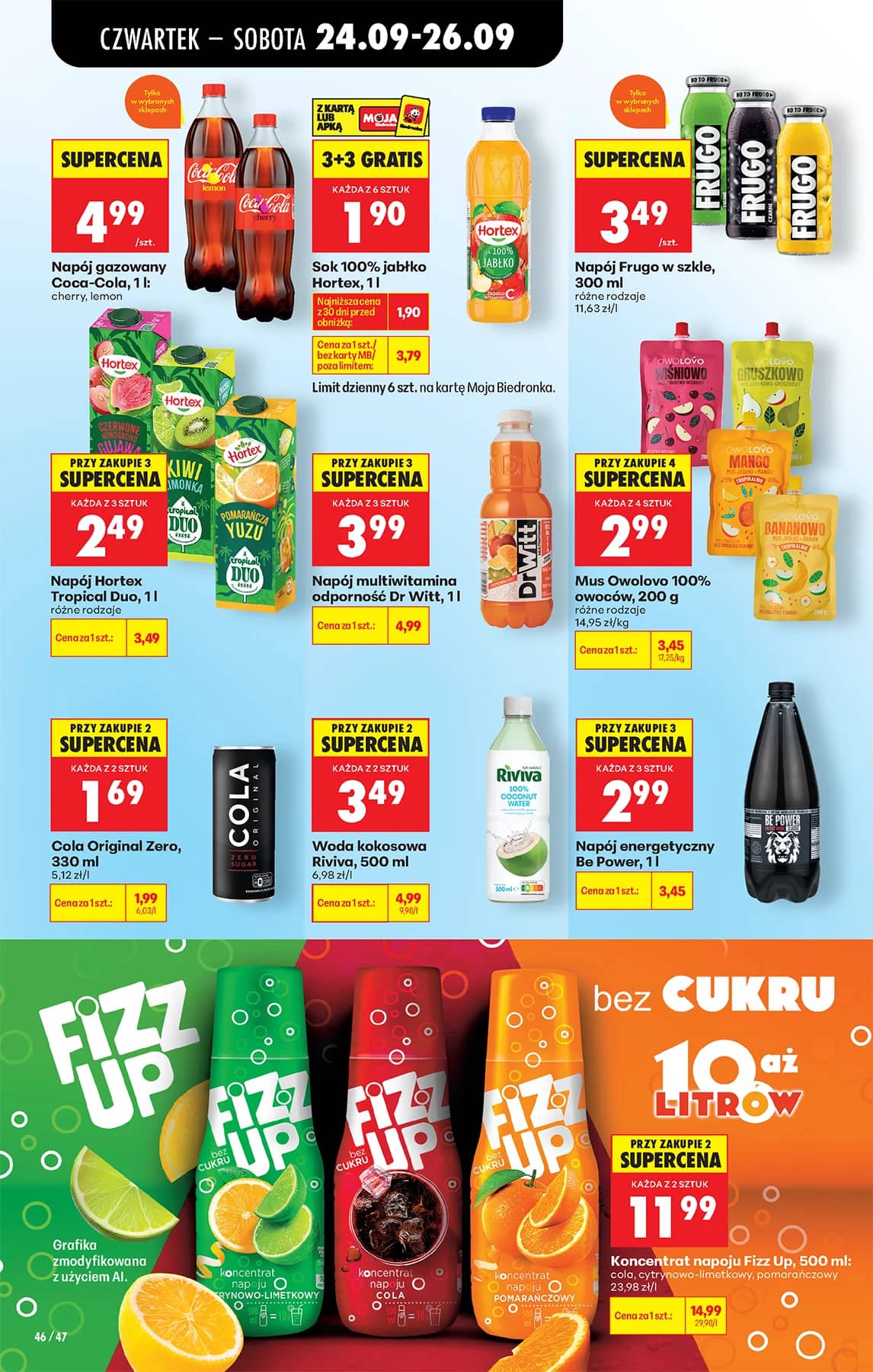 Biedronka - Codziennie niskie ceny P - oferta od 24.09 70 puslapis