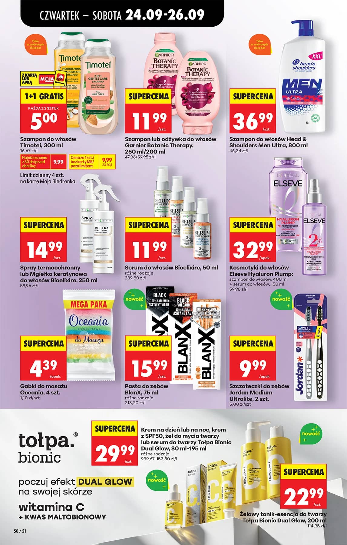 Biedronka - Codziennie niskie ceny P - oferta od 24.09 76 puslapis