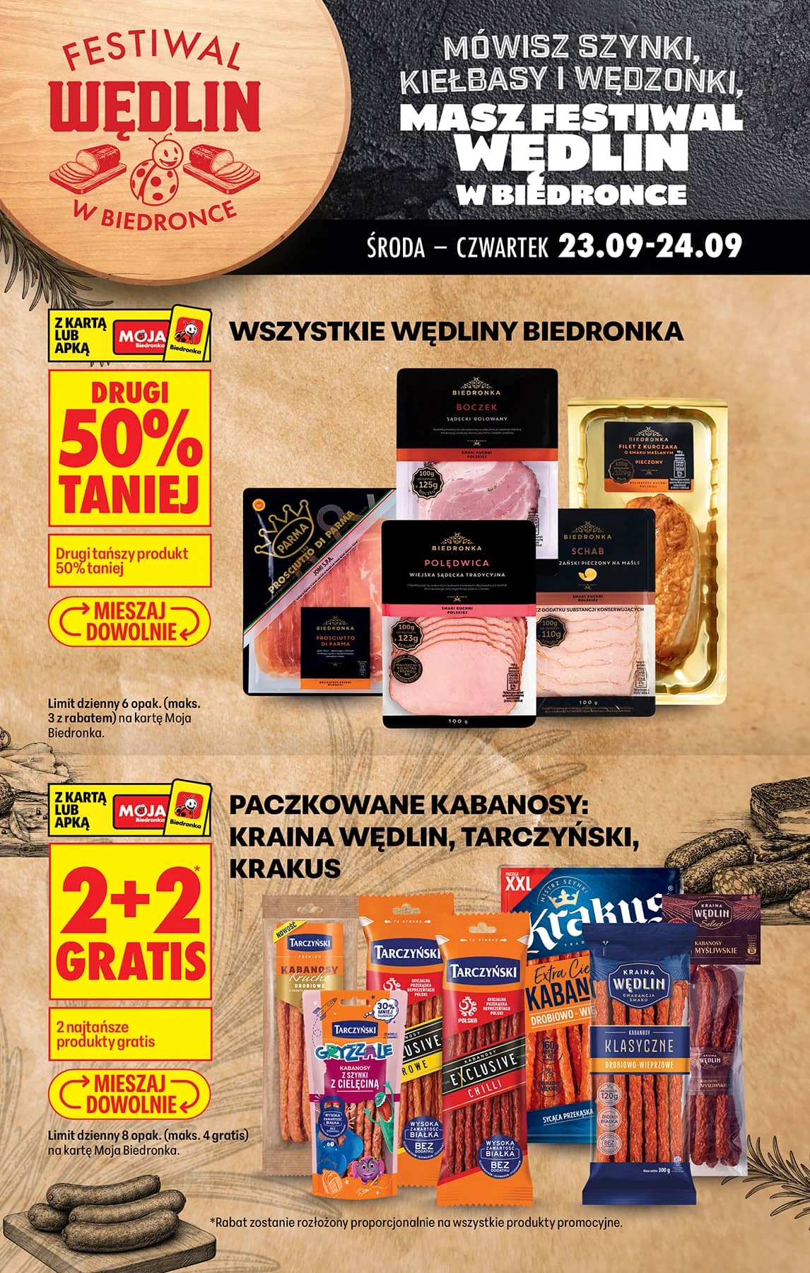 Biedronka - Festiwal wędlin - 23.09 1 puslapis