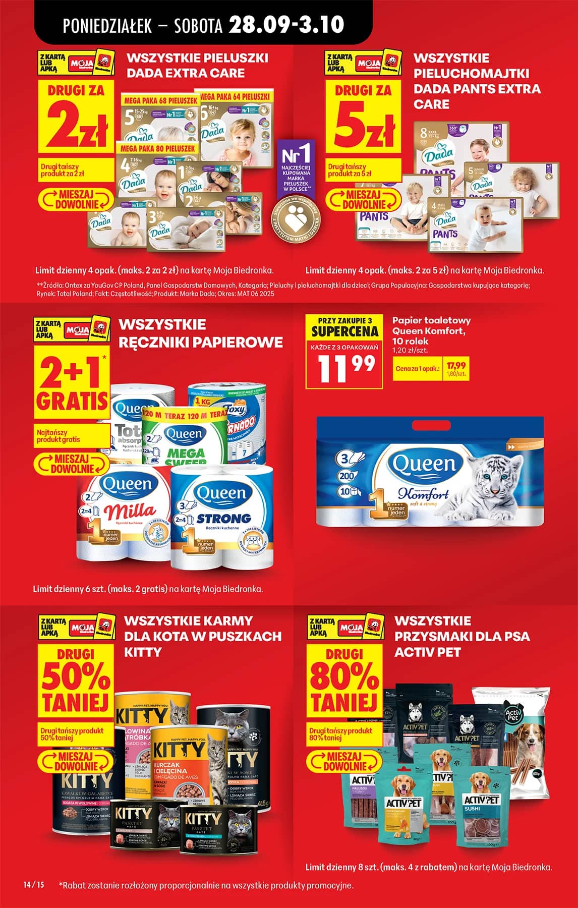Biedronka - Codziennie niskie ceny P - oferta od 28.09 16 puslapis